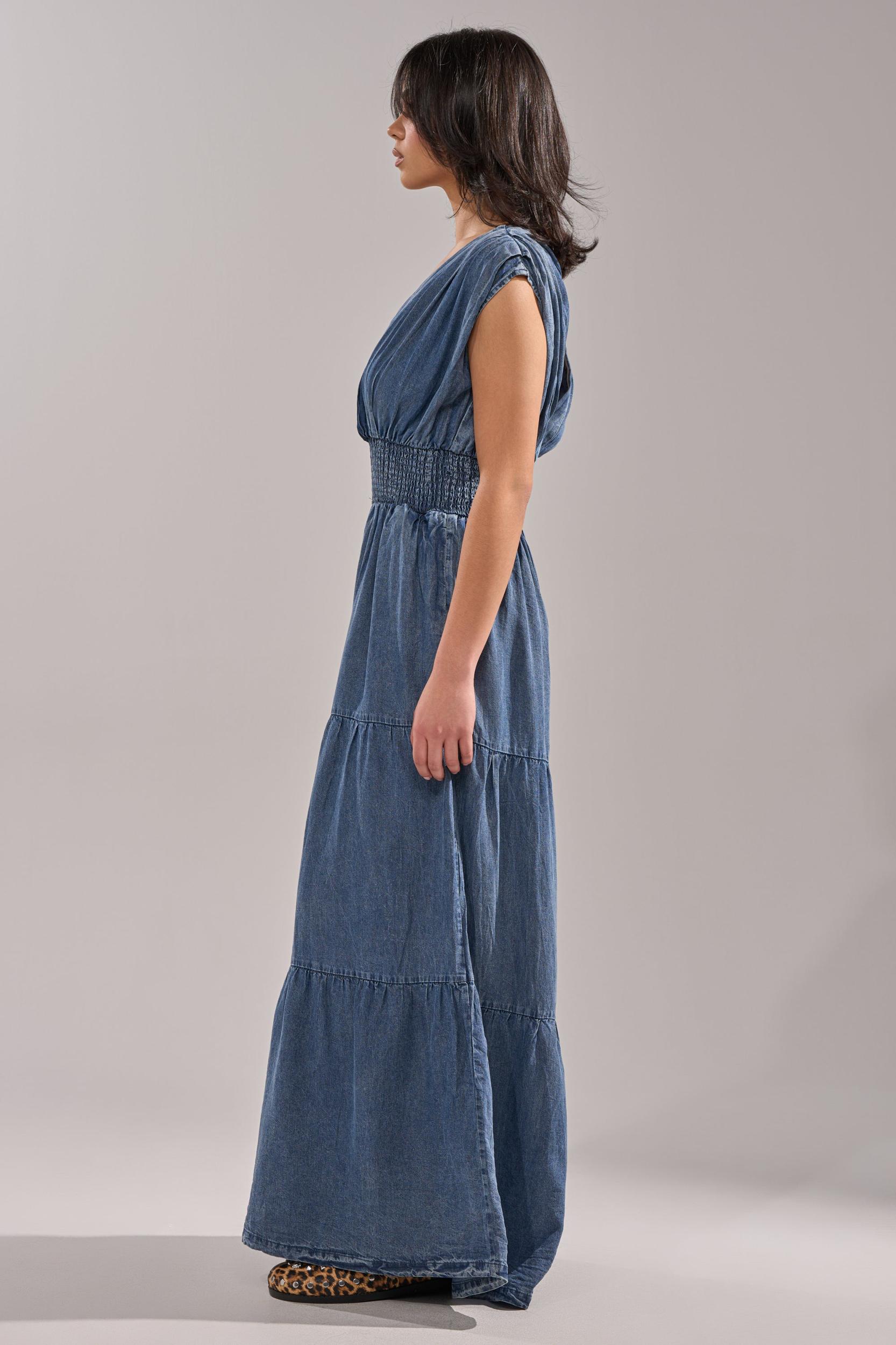 KELLY DENIM JUMPSUIT Product Image