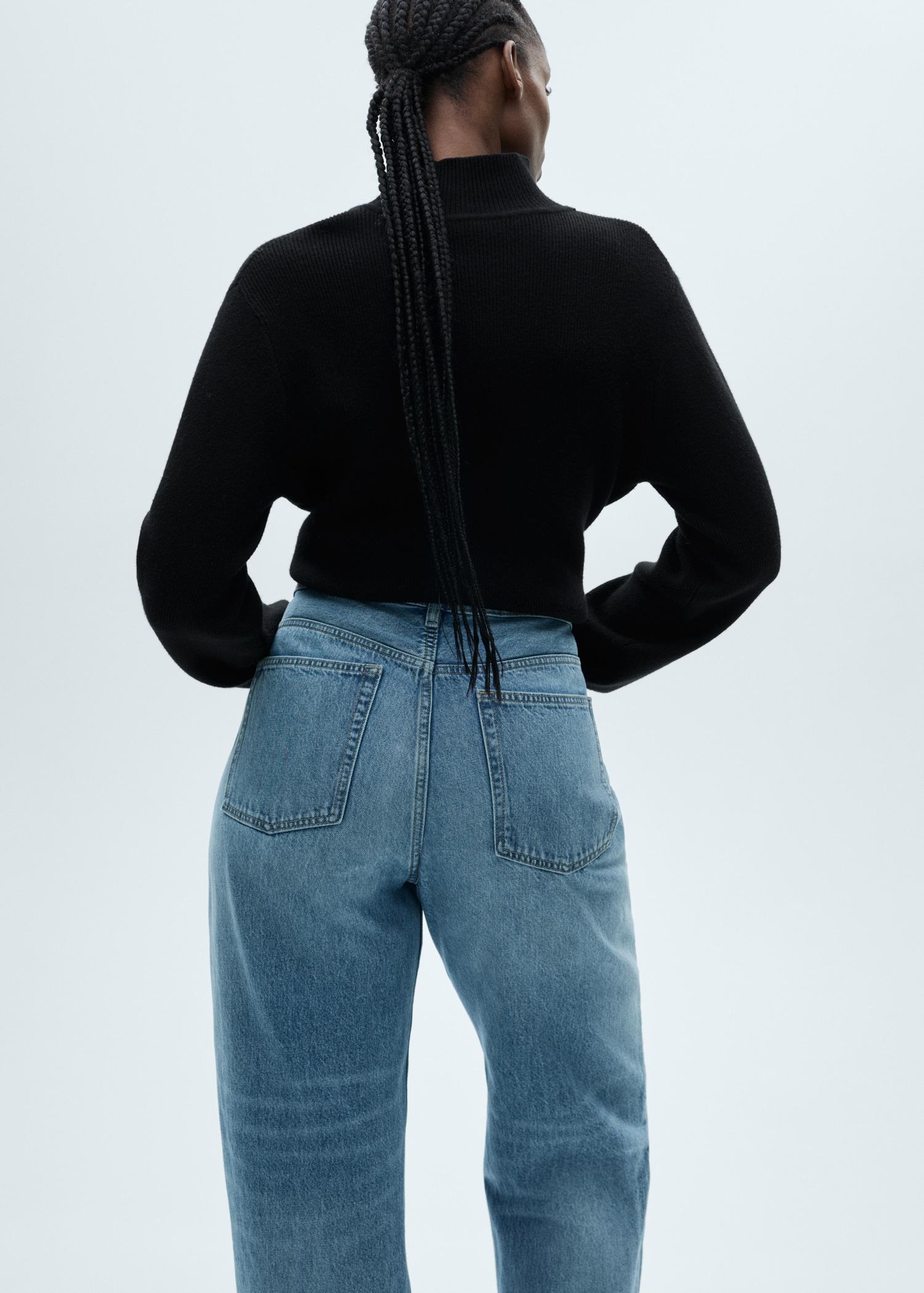 Miami medium-rise straight-fit jeans - Women | MANGO USA Product Image