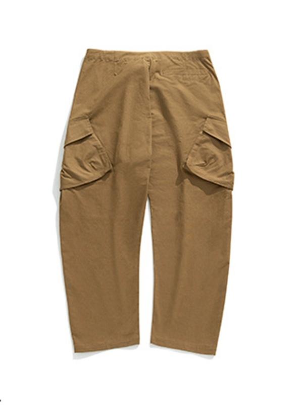 Men's Slanted Pocket Buckle Detail Cargo Pants Product Image