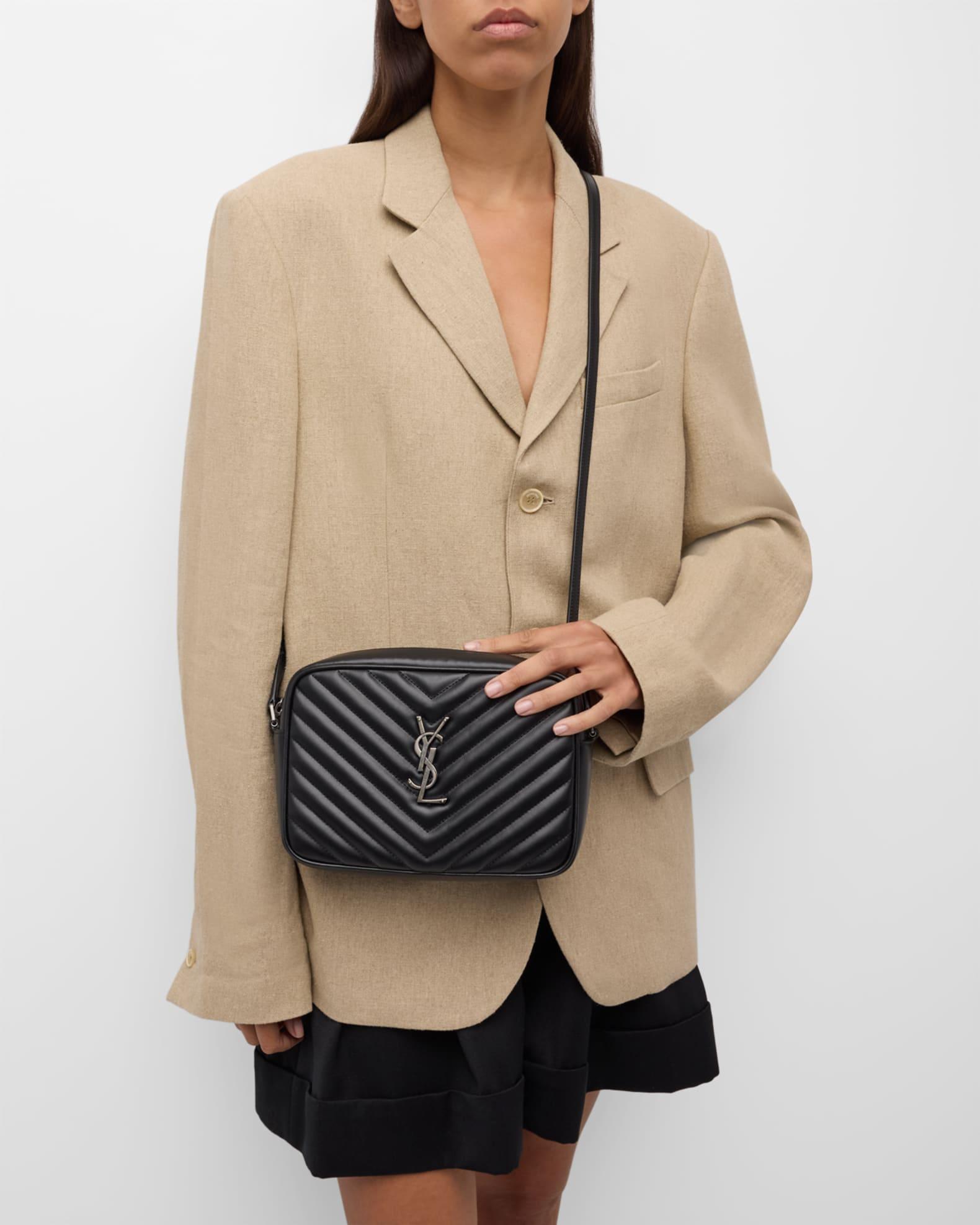 Lou Medium Camera Crossbody Bag in Quilted Leather  Product Image