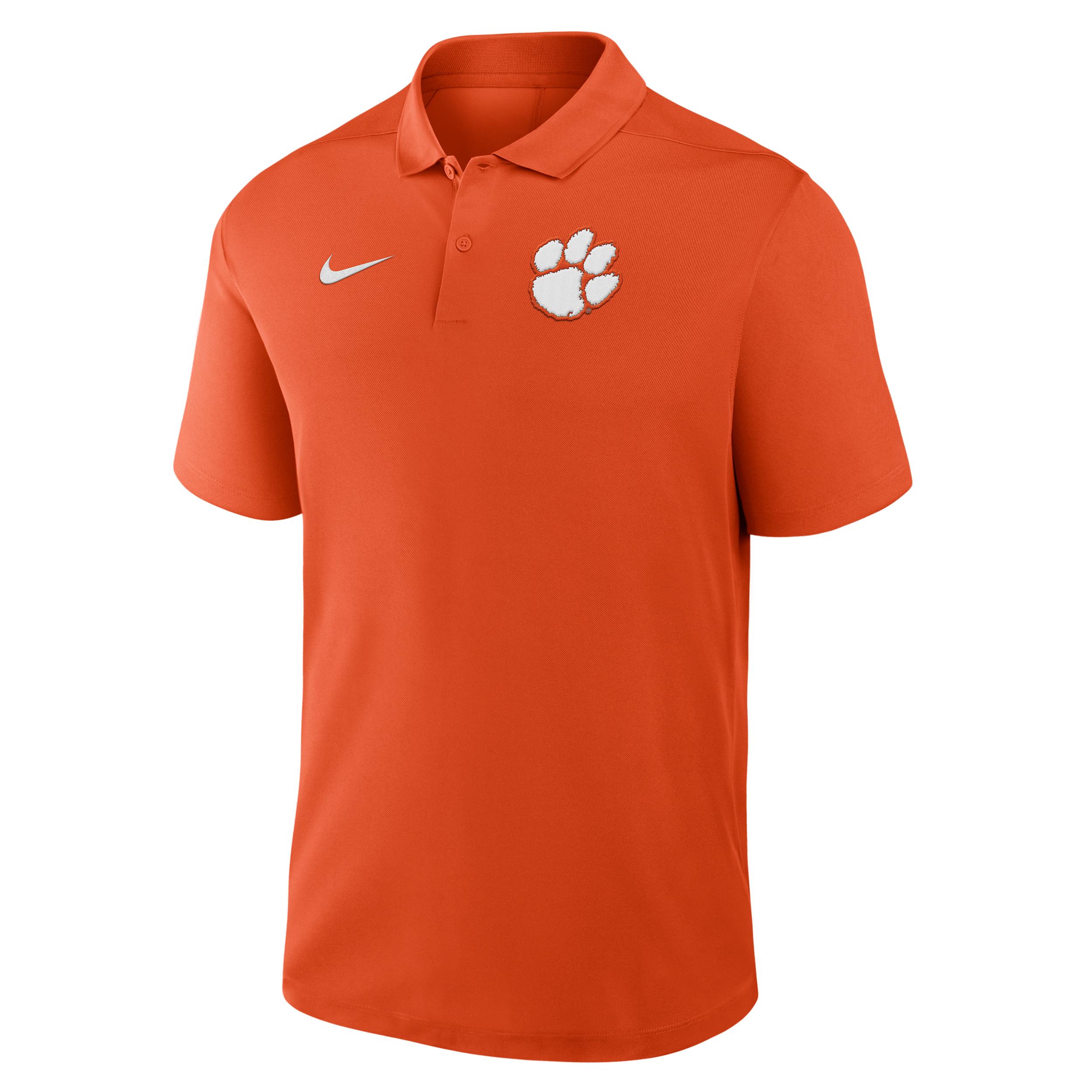 Clemson Primetime Victory Primary Logo Nike Mens Dri-FIT College Polo | 035889MCLN-KJH Product Image