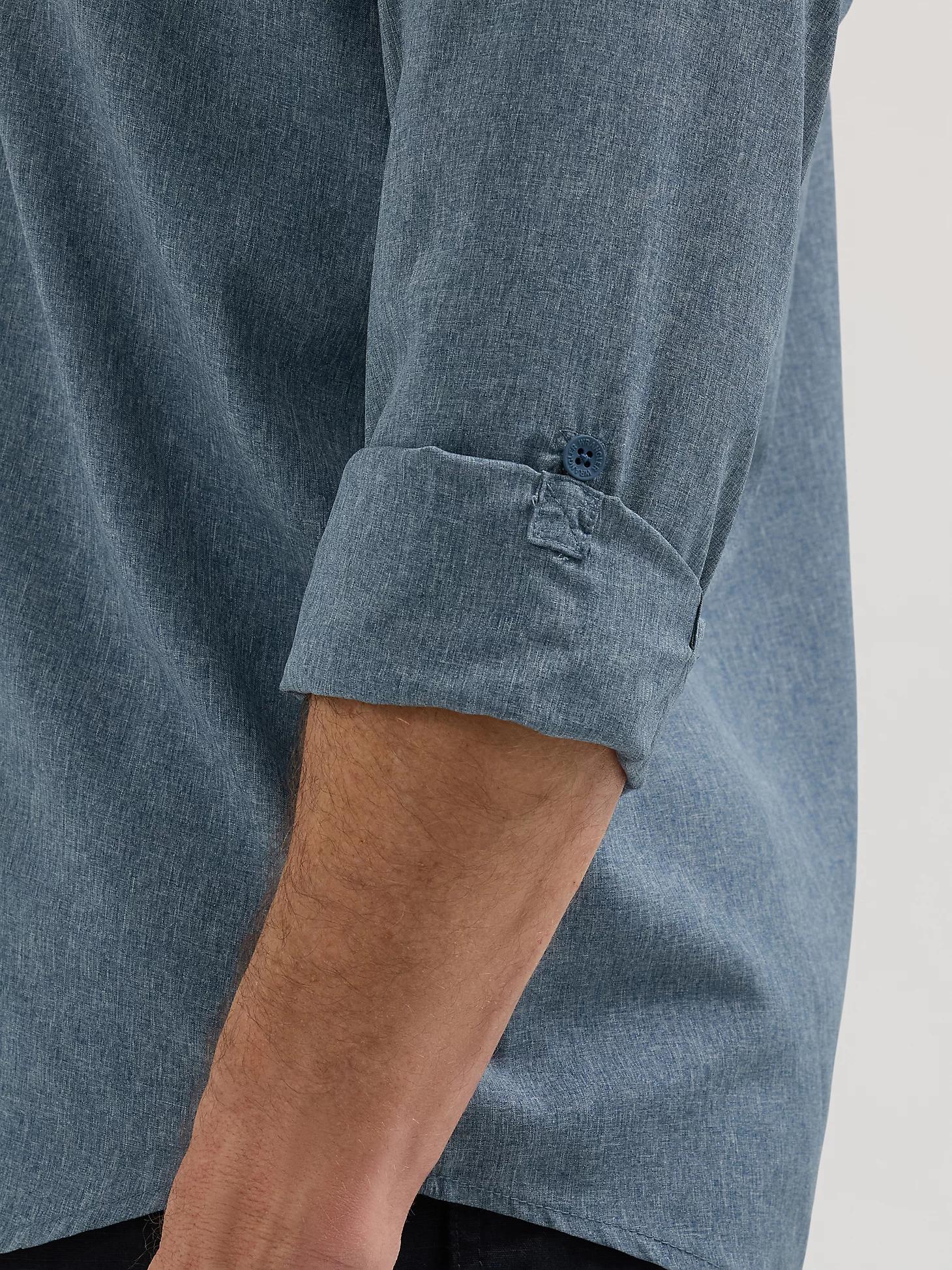 Wrangler® RIGGS Workwear® Long Sleeve Vented Solid Work Shirt | Men's SHIRTS | Wrangler® Product Image