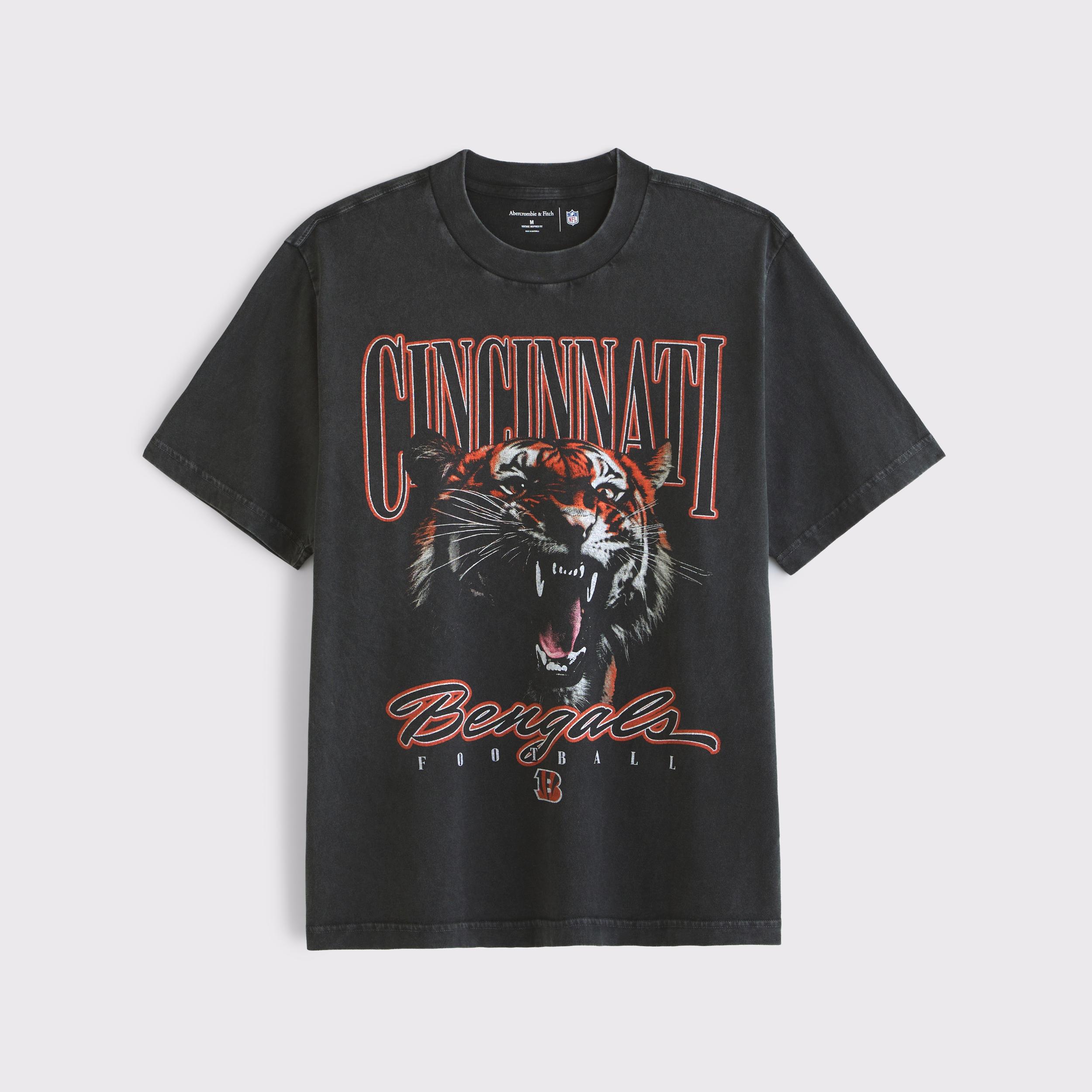Cincinnati Bengals Vintage-Inspired Graphic Tee Product Image