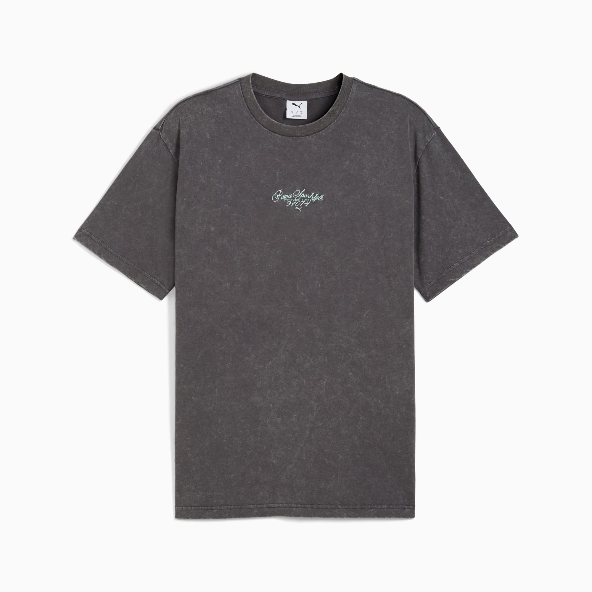Graphic Relaxed Washed Tee Men Product Image