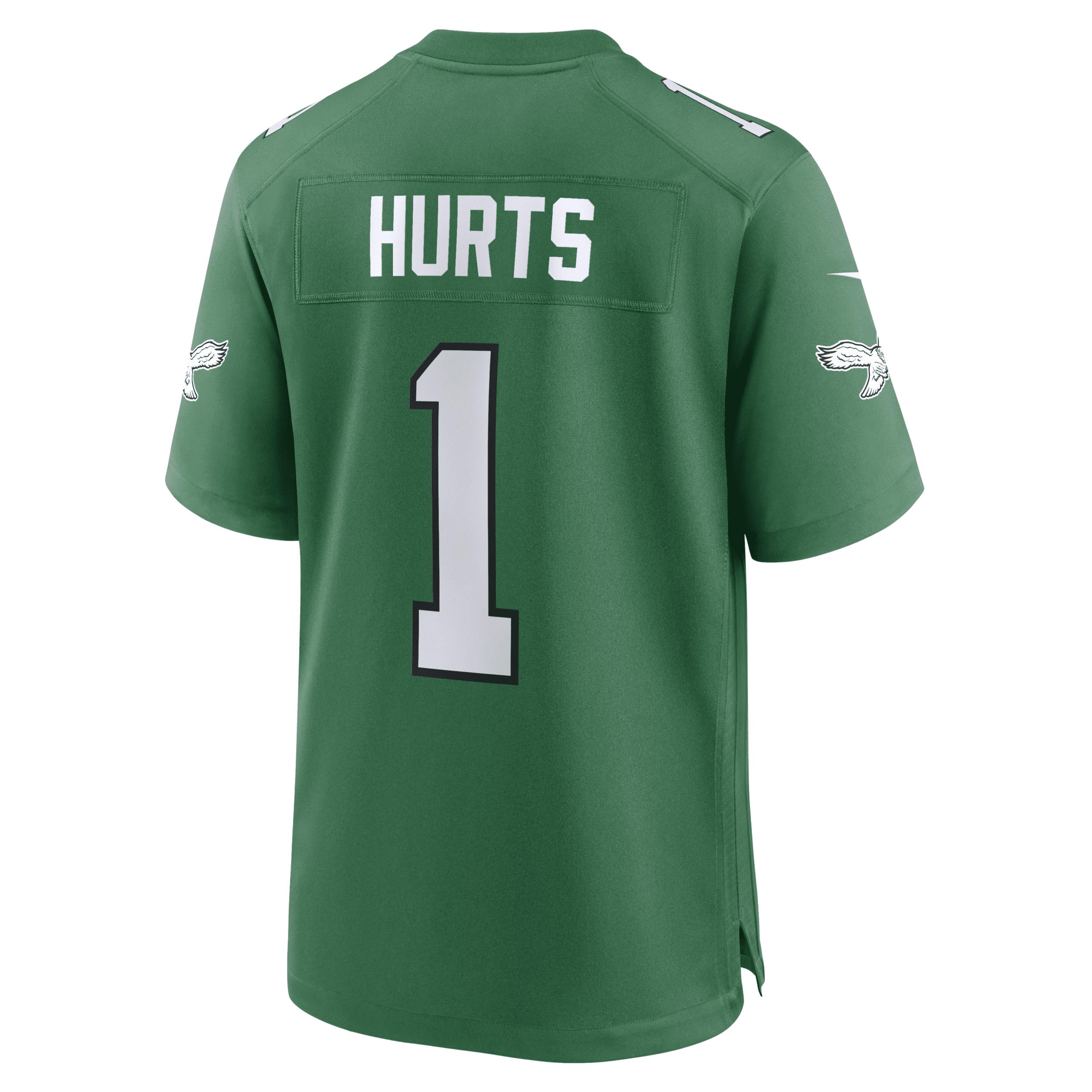 Jalen Hurts Philadelphia Eagles Nike Mens NFL Game Football Jersey | 67NM03T786F-CY0 Product Image