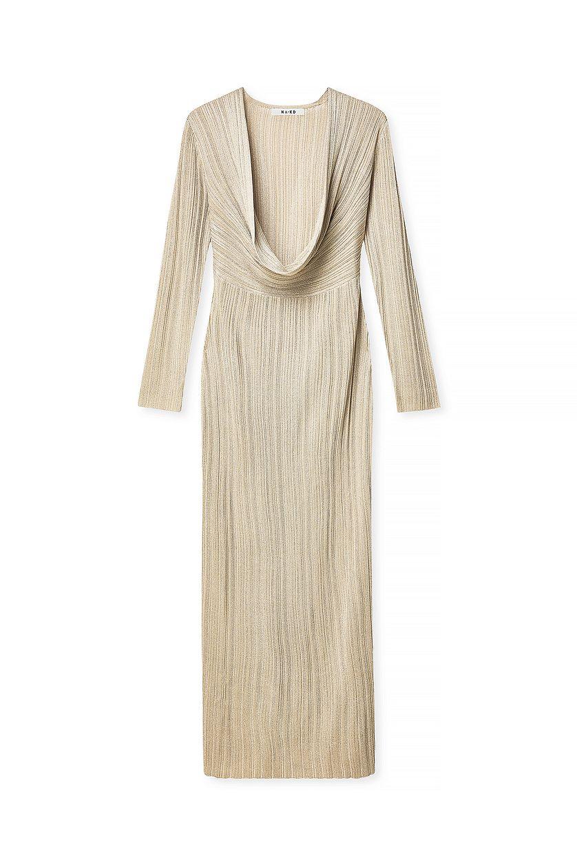 Glitter Knitted Maxi Dress Product Image