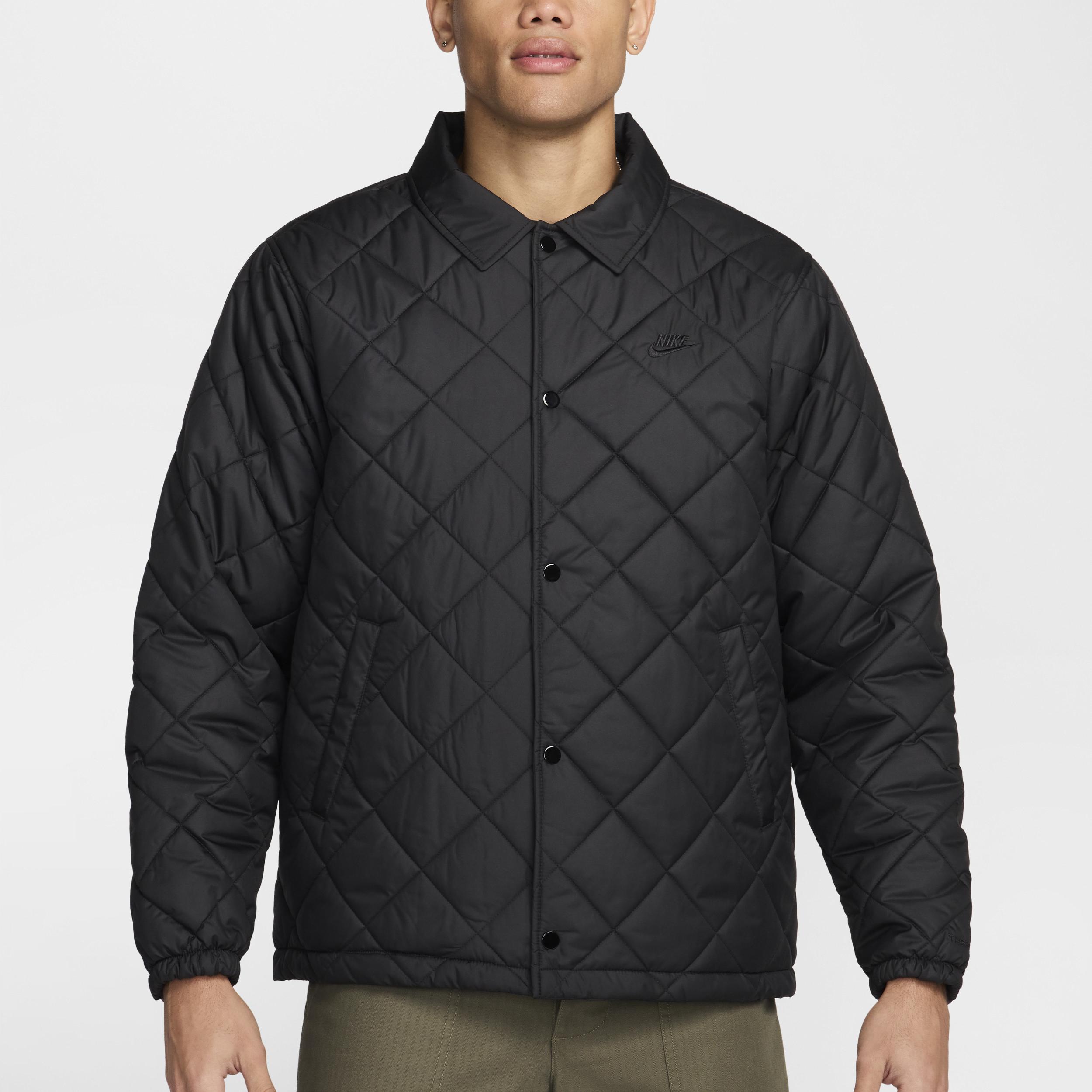Nike Mens Nike CLUB TF Lightweight QLT Fill Jacket - Mens Black/Black Product Image