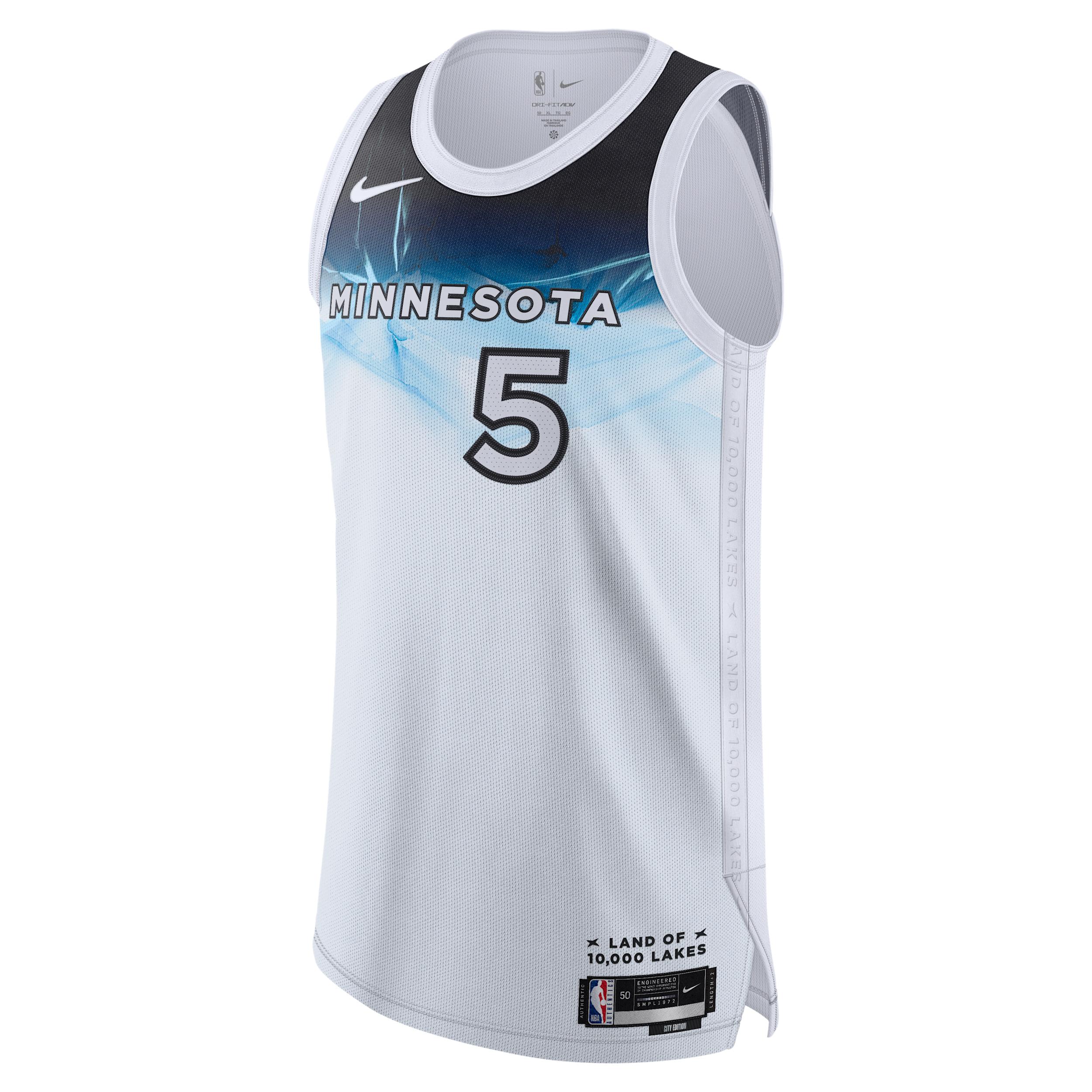 Anthony Edwards Minnesota Timberwolves 2024/25 City Edition Men's Nike Dri-FIT ADV NBA Authentic Jersey Product Image