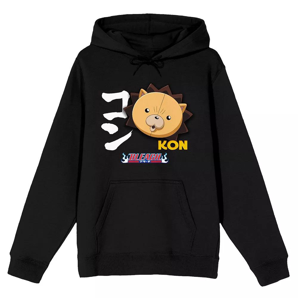 Men's Bleach Anime Kon Head with Kanji Graphic Hoodie,  Product Image