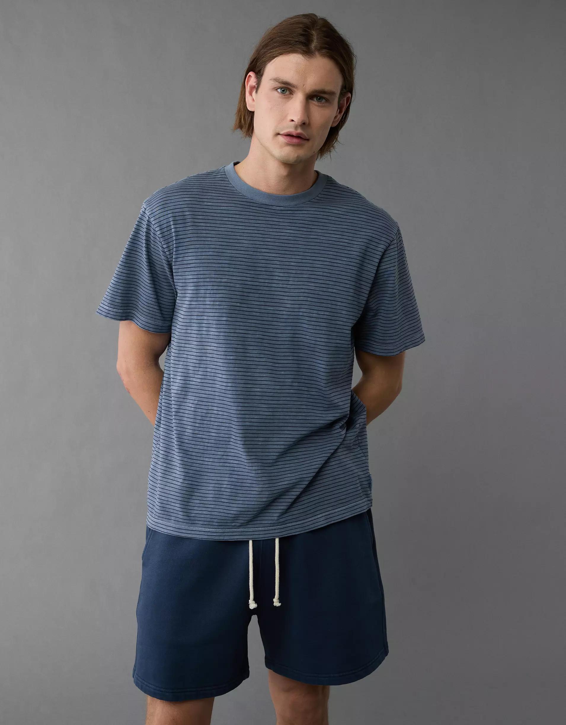 AE Striped Slub Lounge T-Shirt Product Image
