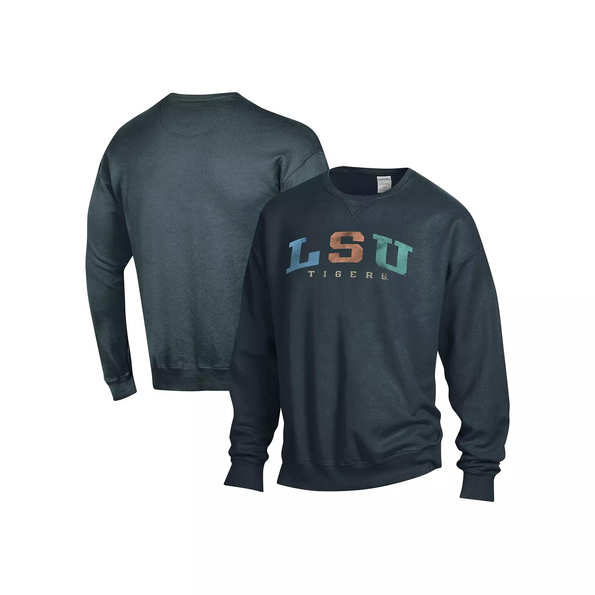 Unisex ComfortWash Gray LSU Tigers Over Product Image