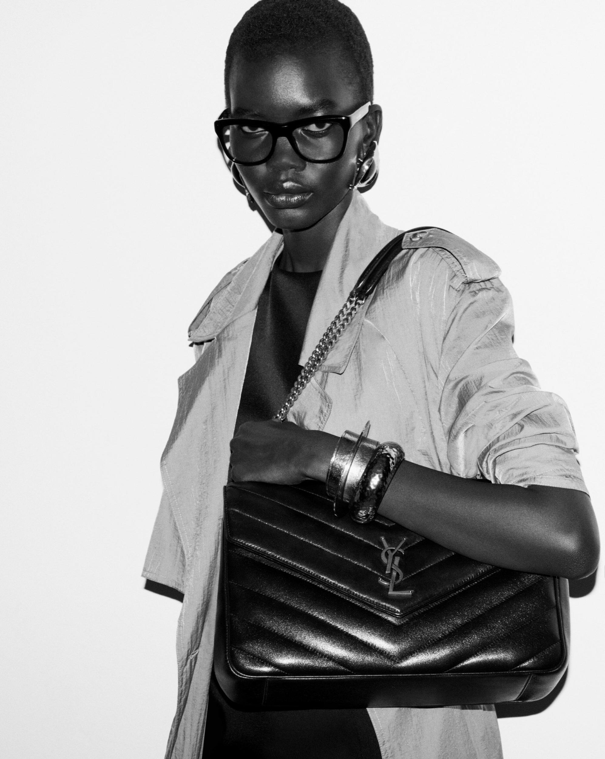 LOULOU large in MATELASSÉ lambskin Product Image