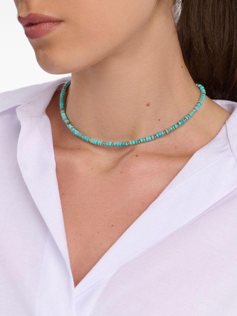 turquoise choker necklace Product Image