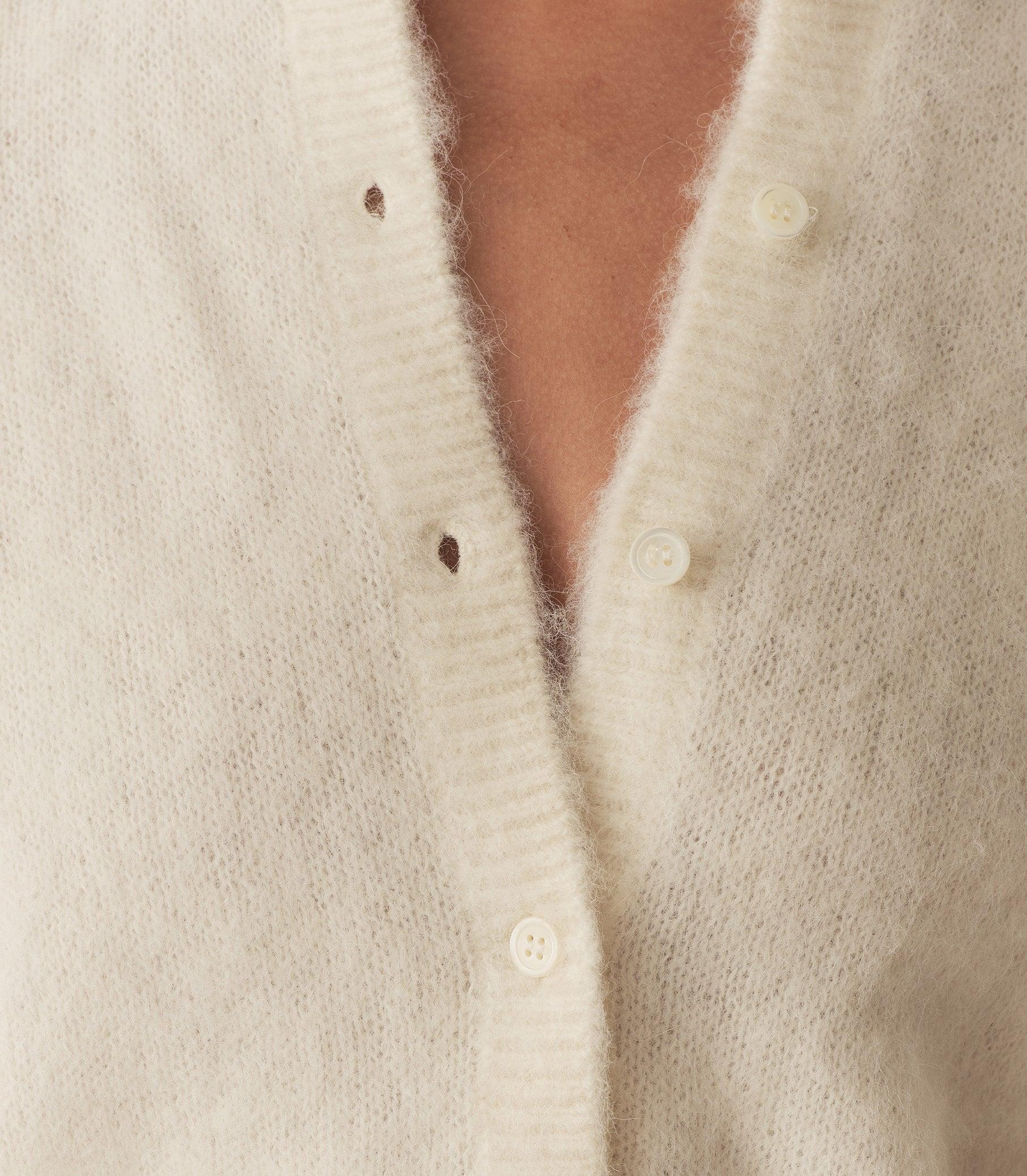 LILLETTE CARDIGAN -- SEA SALT Product Image