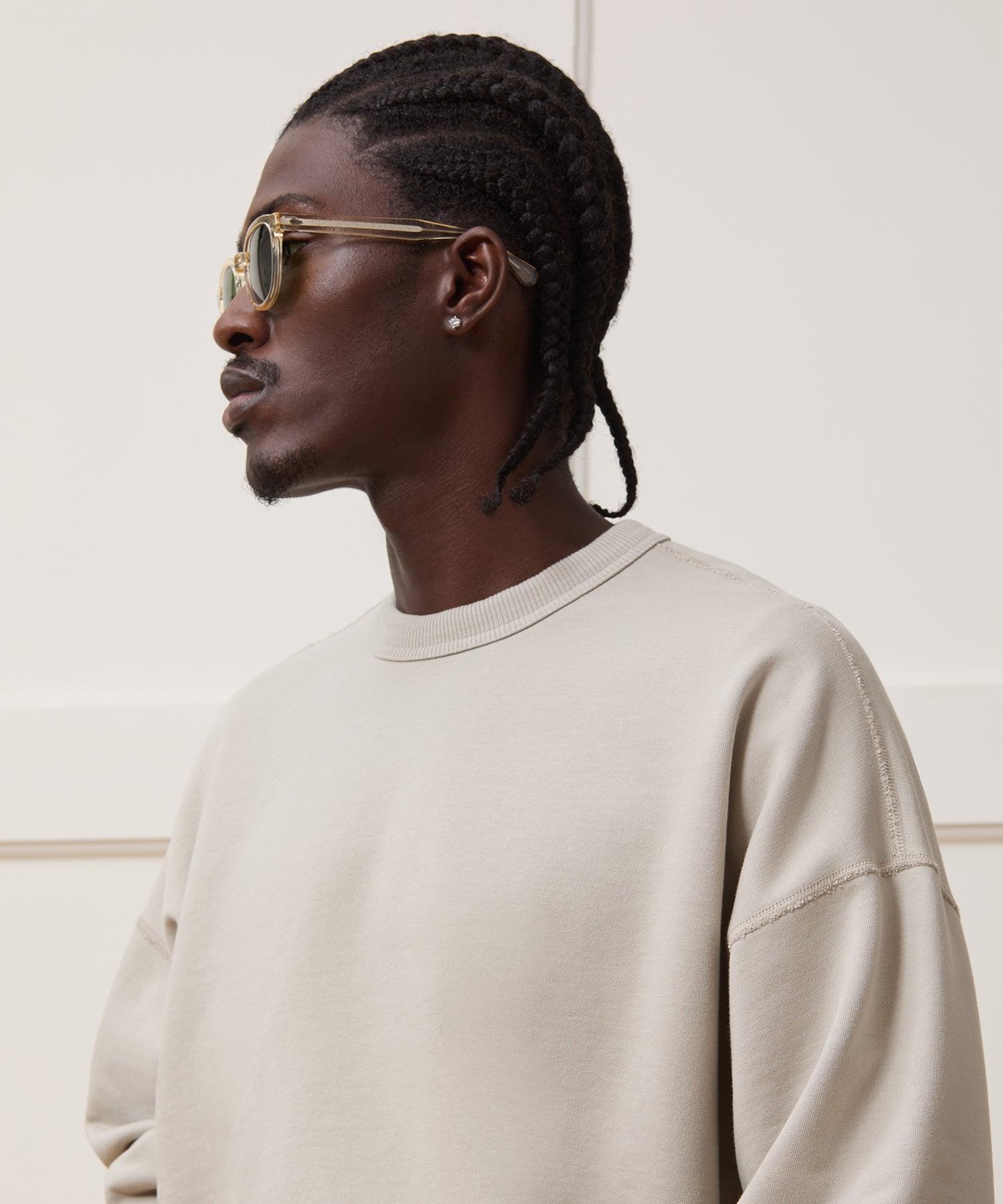 Relaxed Portuguese Terry Crewneck Product Image