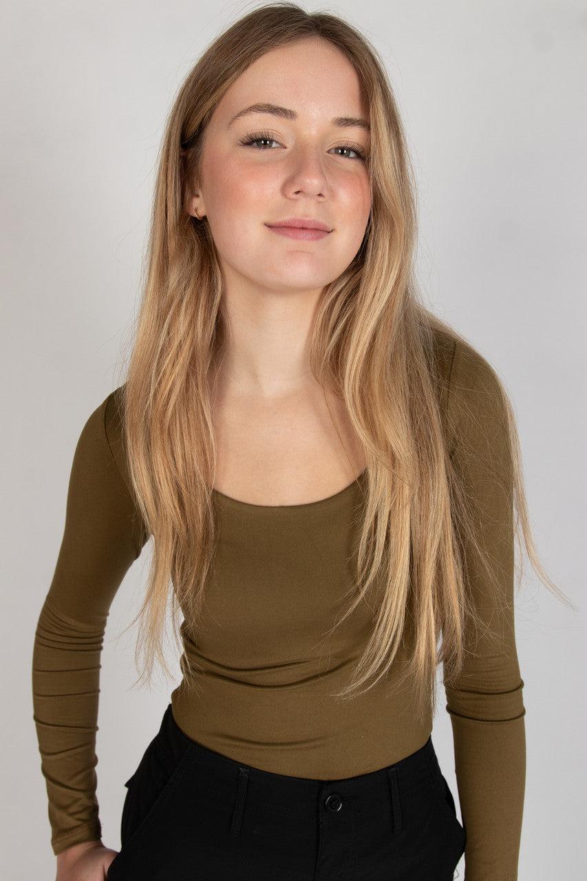 Double Layer Long Sleeve Tee Product Image