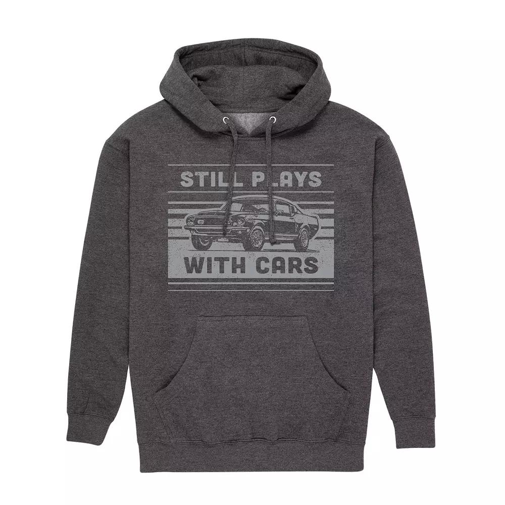 Men's "Still Plays With Cars" Hoodie,  Product Image