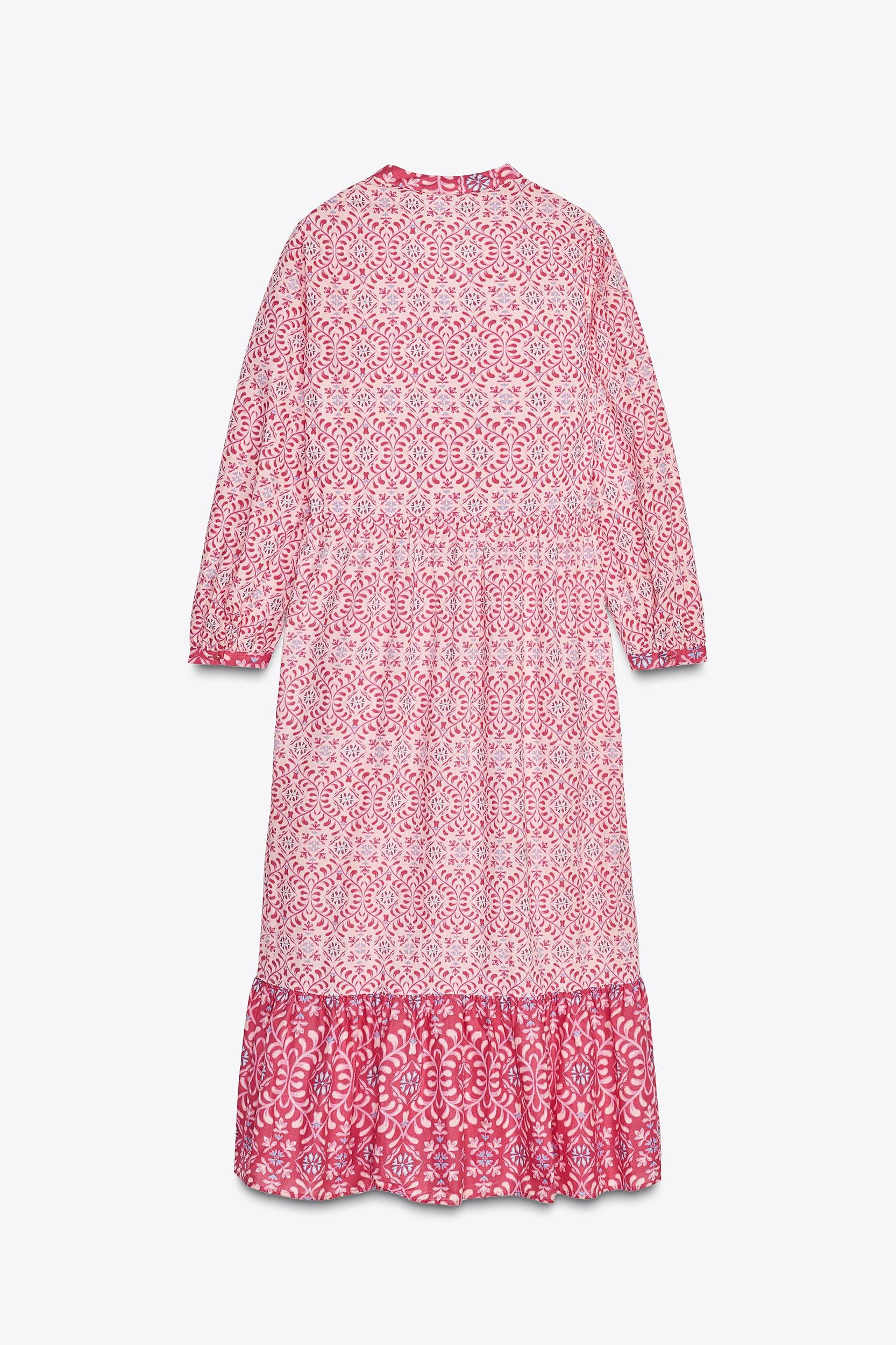 PRINTED MIDI DRESS Product Image