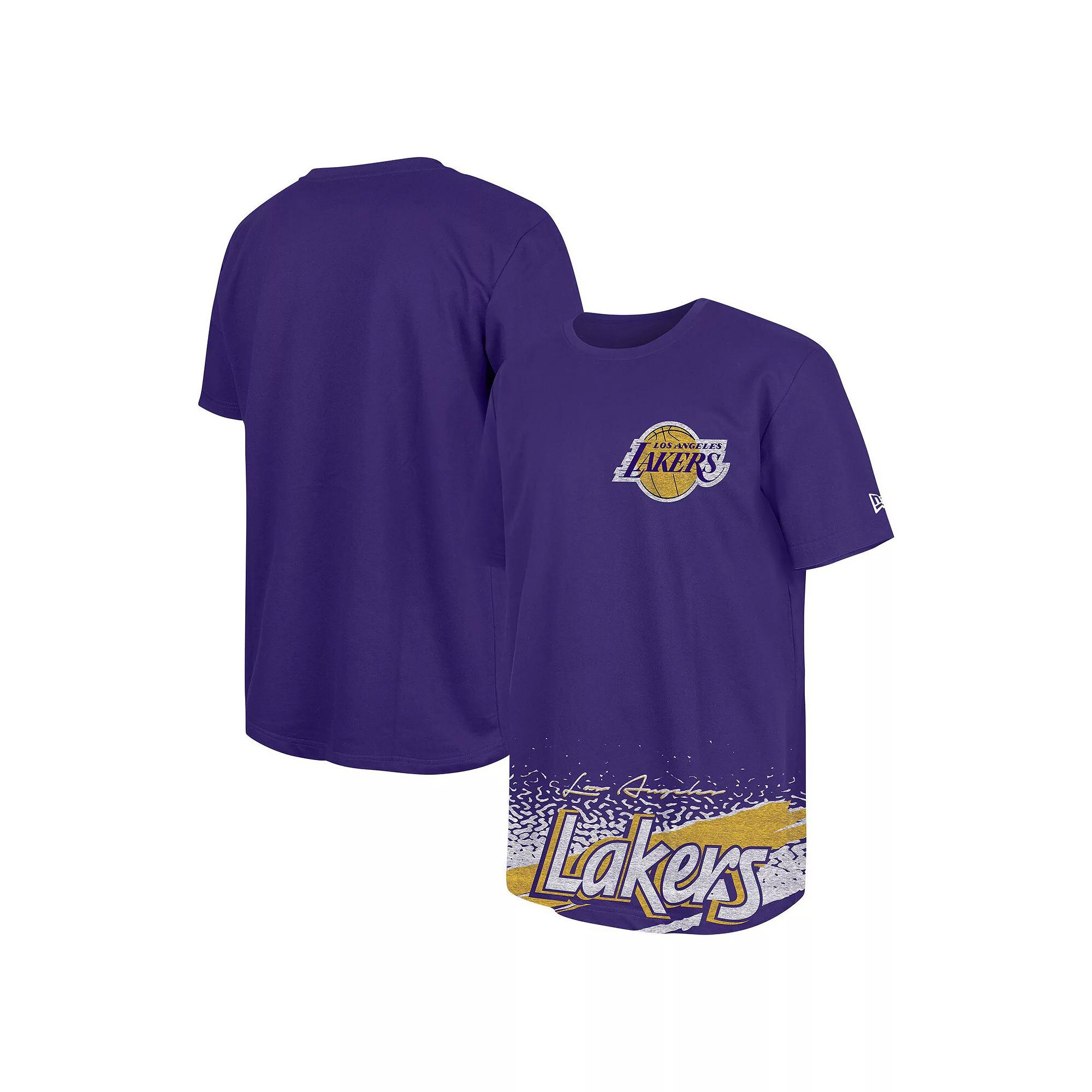 Men's New Era Purple Los Angeles Lakers Sport Classic T-Shirt,  Product Image
