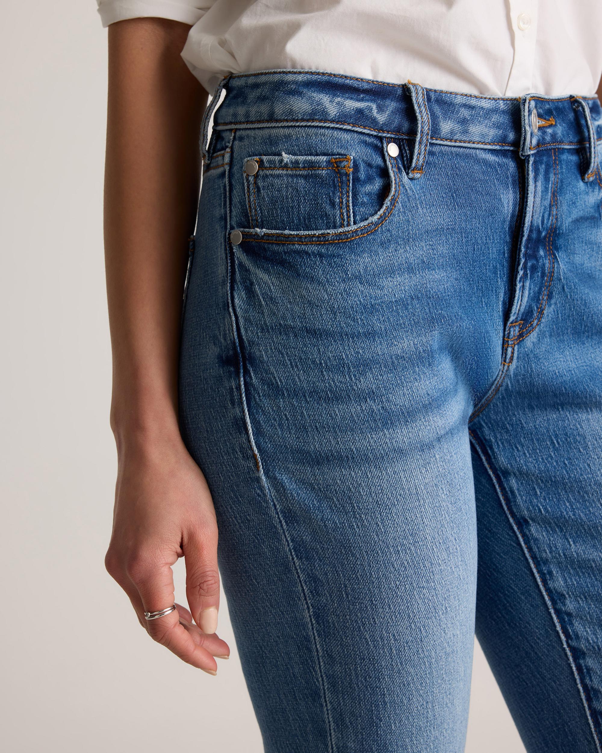 Quince | Women's Luna Stretch Slim Boyfriend Jeans Organic Cotton Product Image