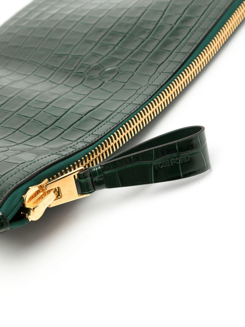 leather clutch bag Product Image