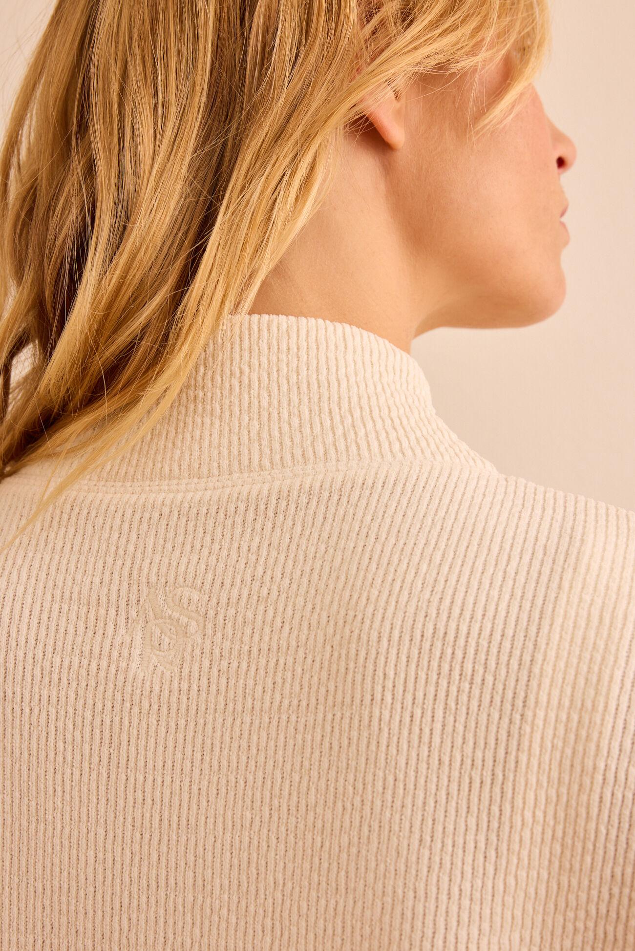 Balanced Ease Ribbed Mockneck Product Image