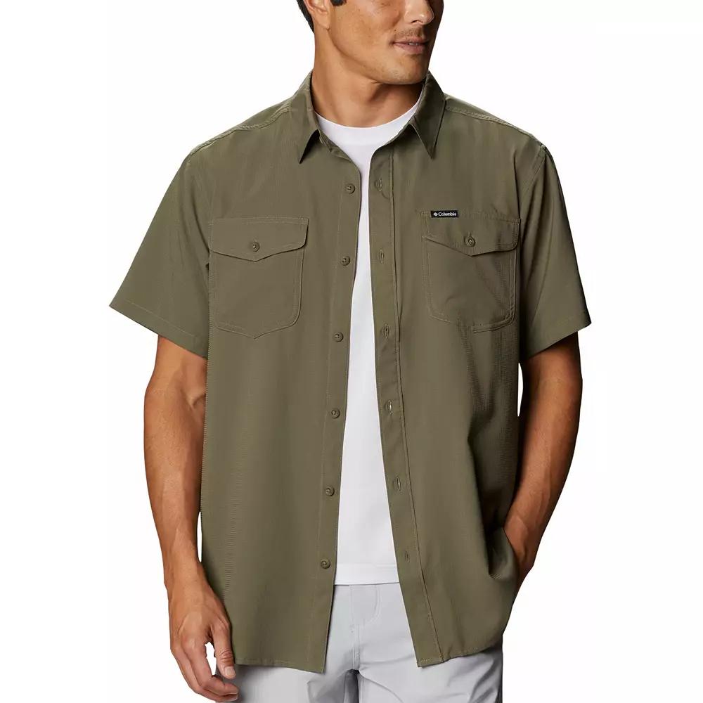 Columbia Mens Utilizer II Solid Short Sleeve Shirt Tall- Product Image