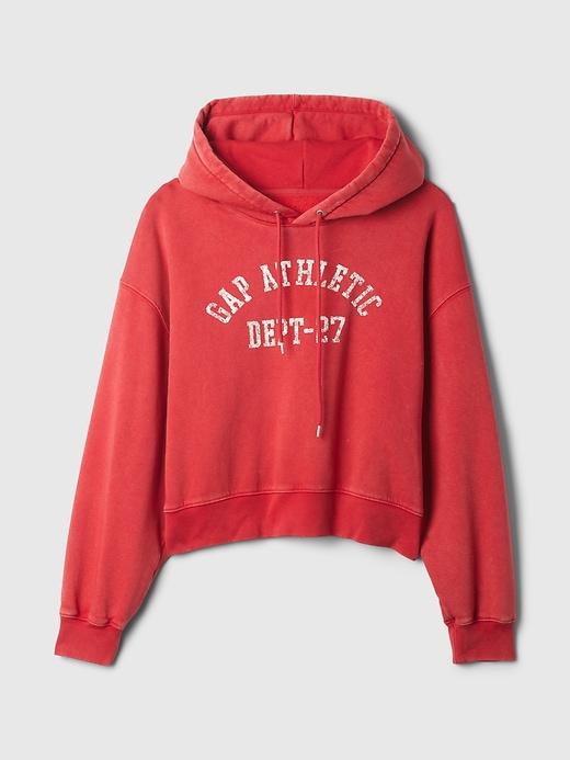 VintageSoft Crop Hoodie Product Image