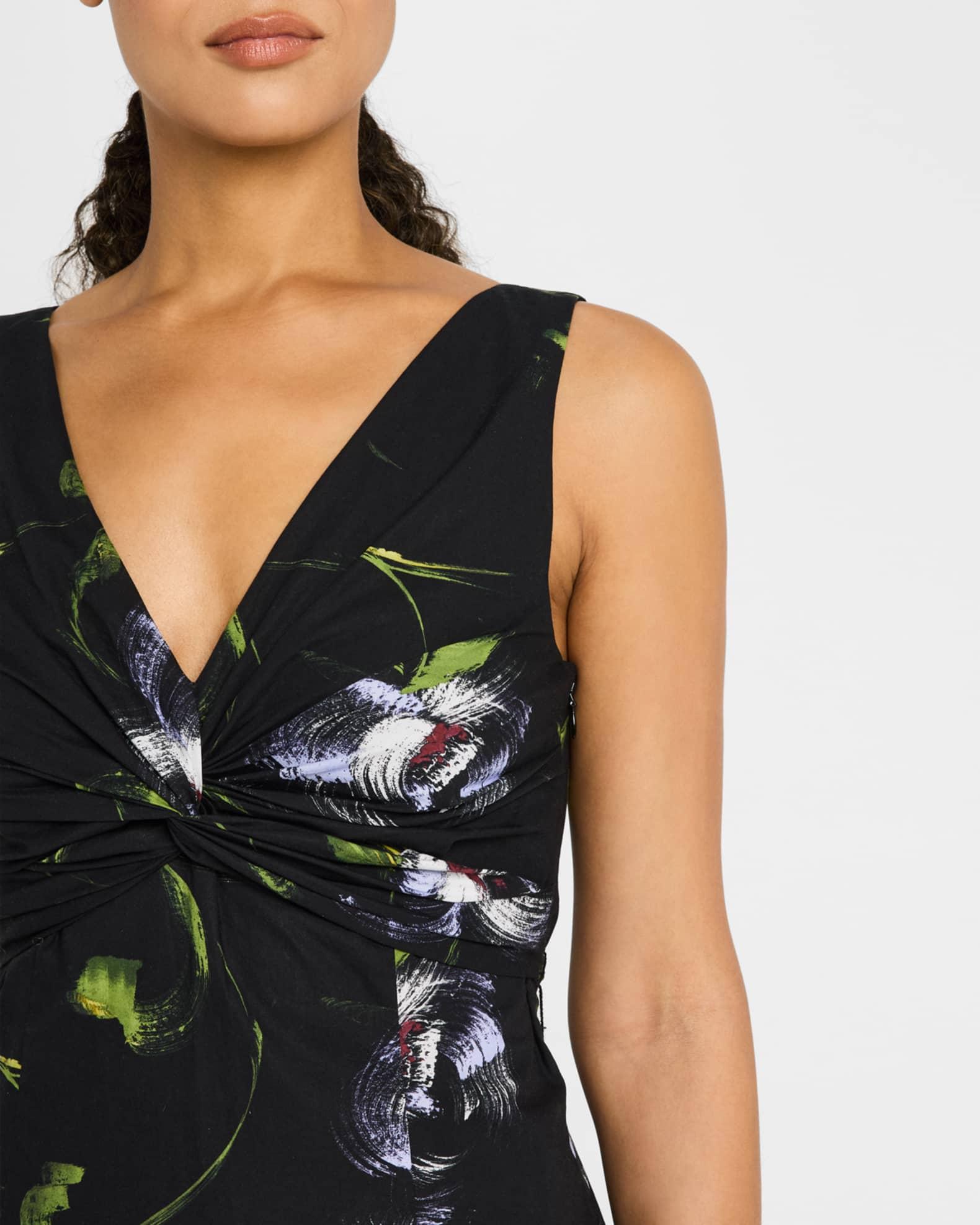 Harper Printed V-Neck Mini Dress Product Image