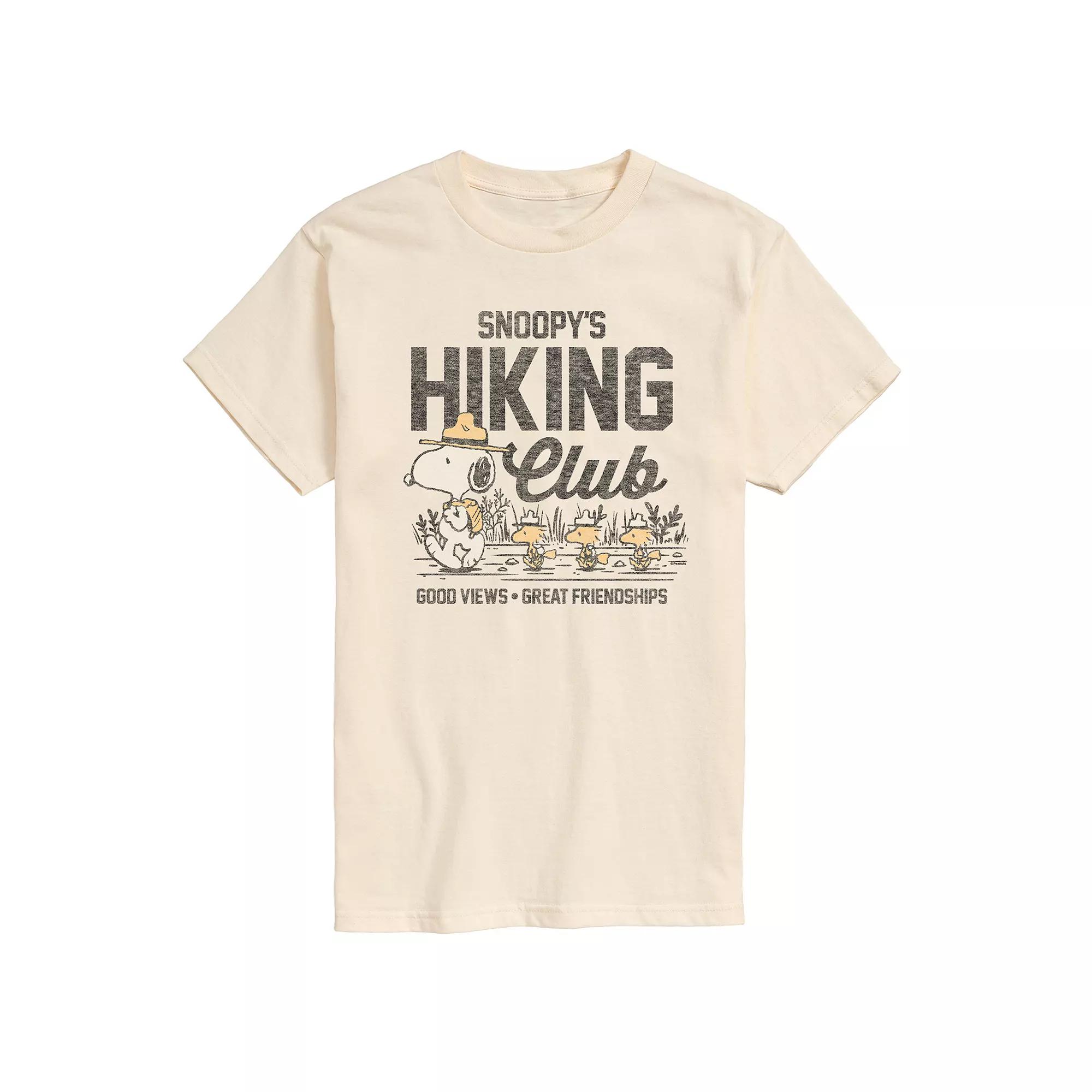 Men's Peanuts Snoopy Hiking Club Graphic Tee,  Product Image