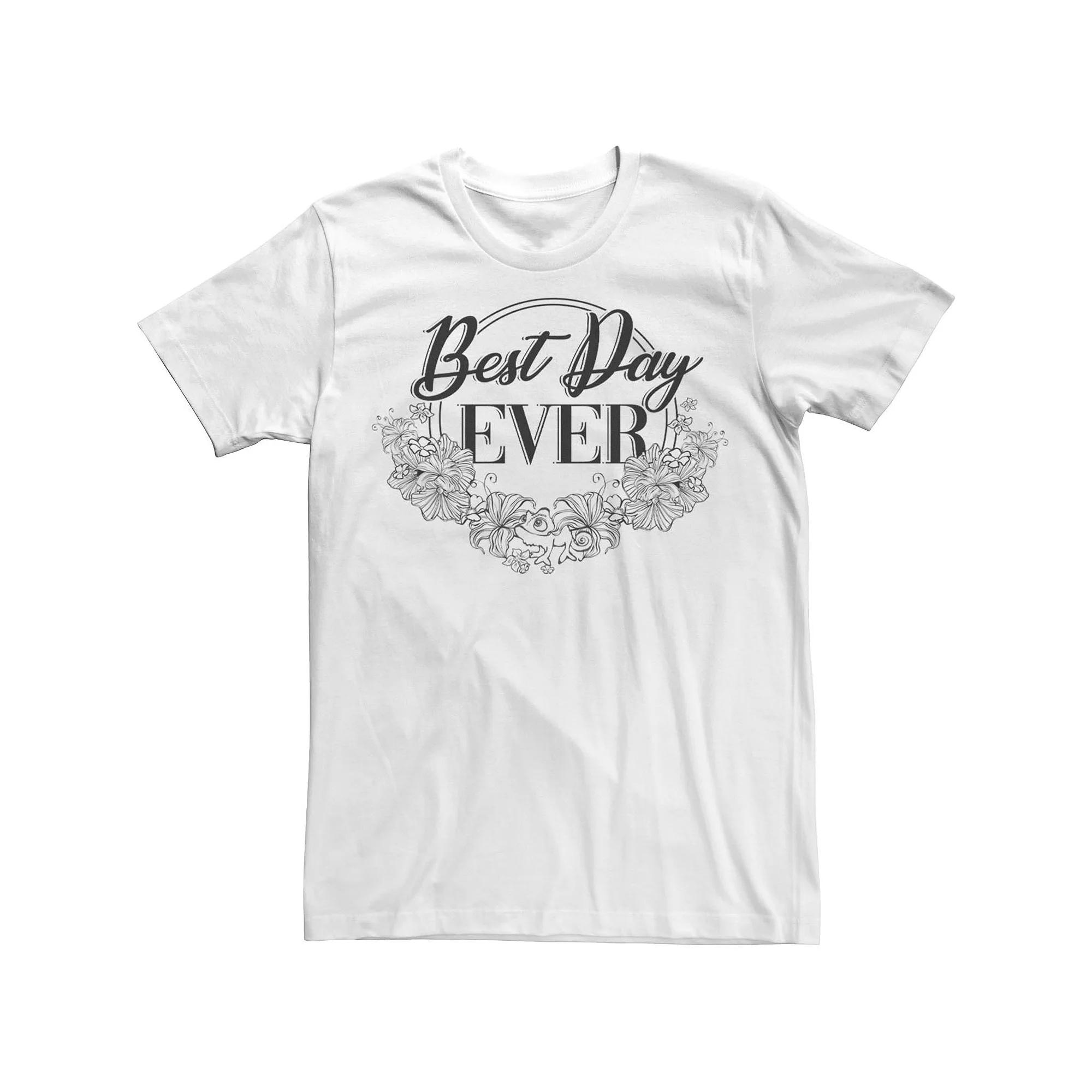 Disney's Tangled Best Day Ever Floral Men's Tee,  Product Image