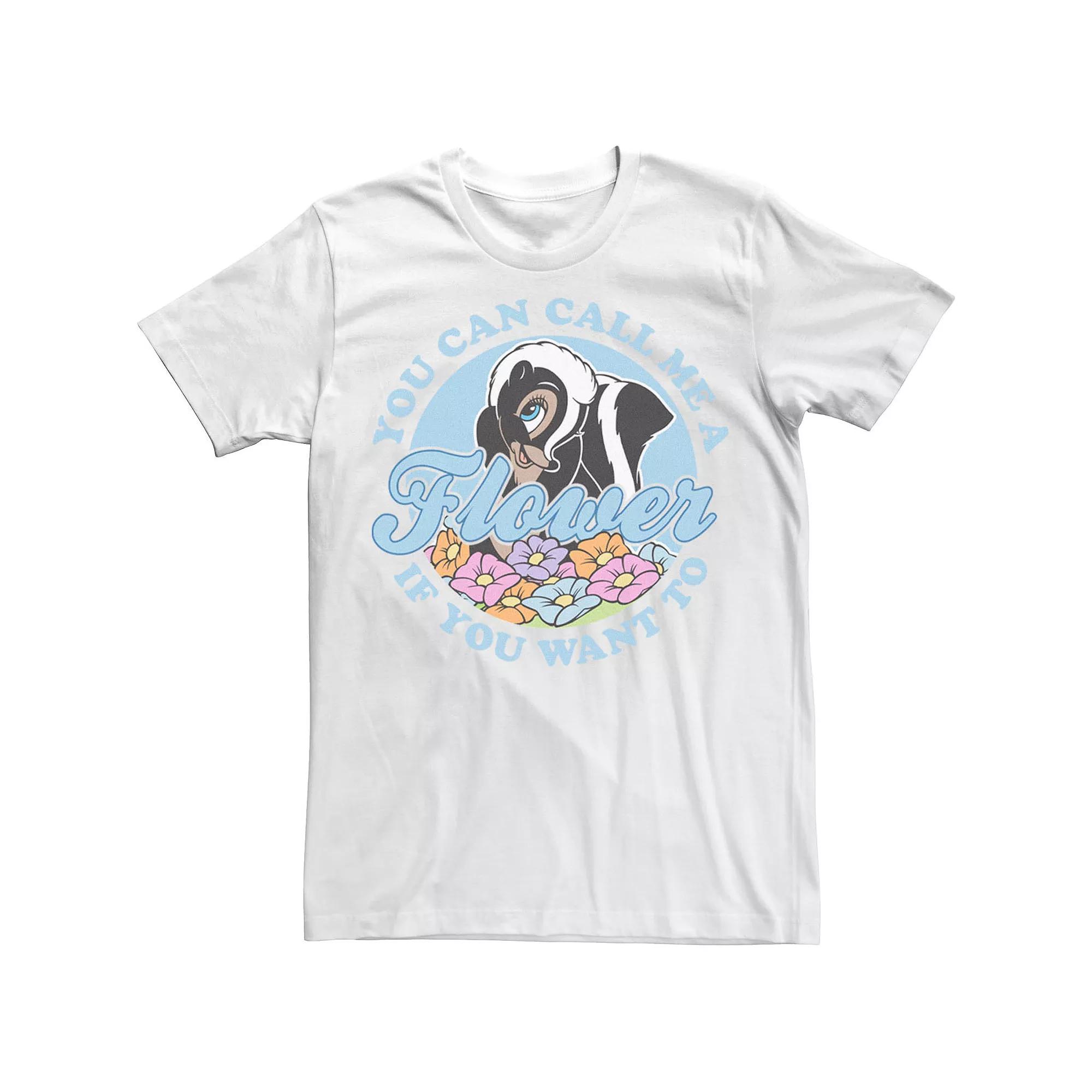 Disney's Bambi You Can Call Me A Flower If You Want To Men's Tee,  Product Image
