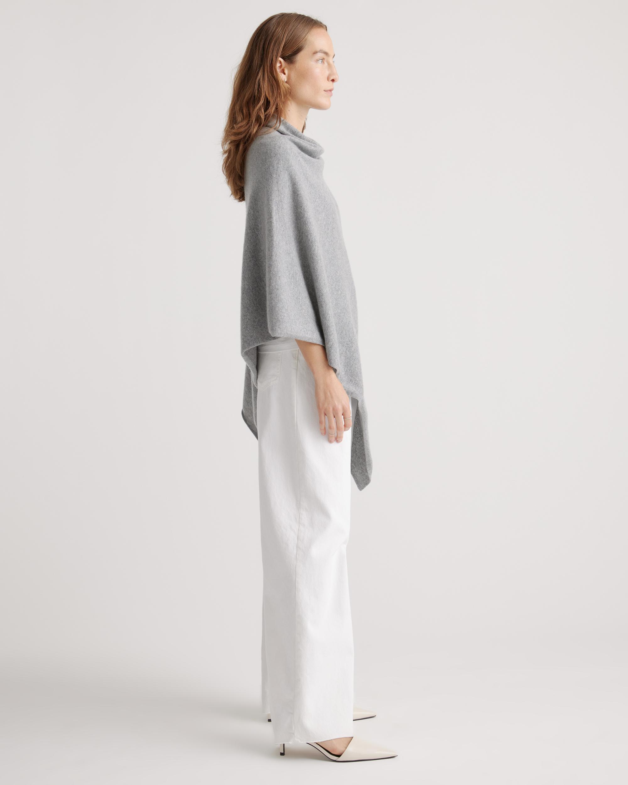 Quince | Women's Mongolian Cashmere Poncho Product Image