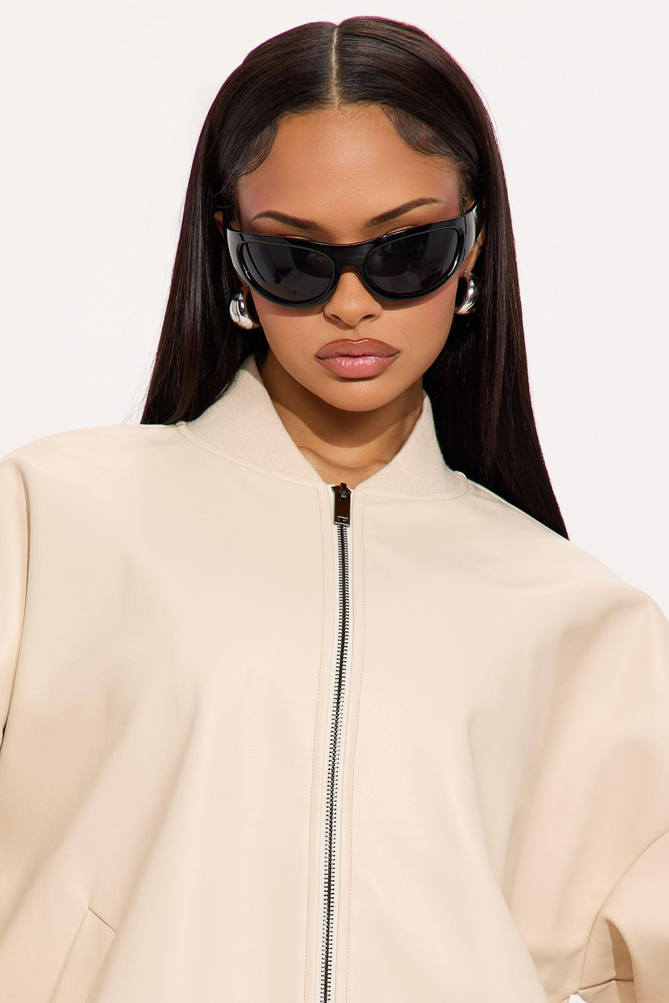 Kelis Oversized Bomber Jacket - Tan Female Product Image