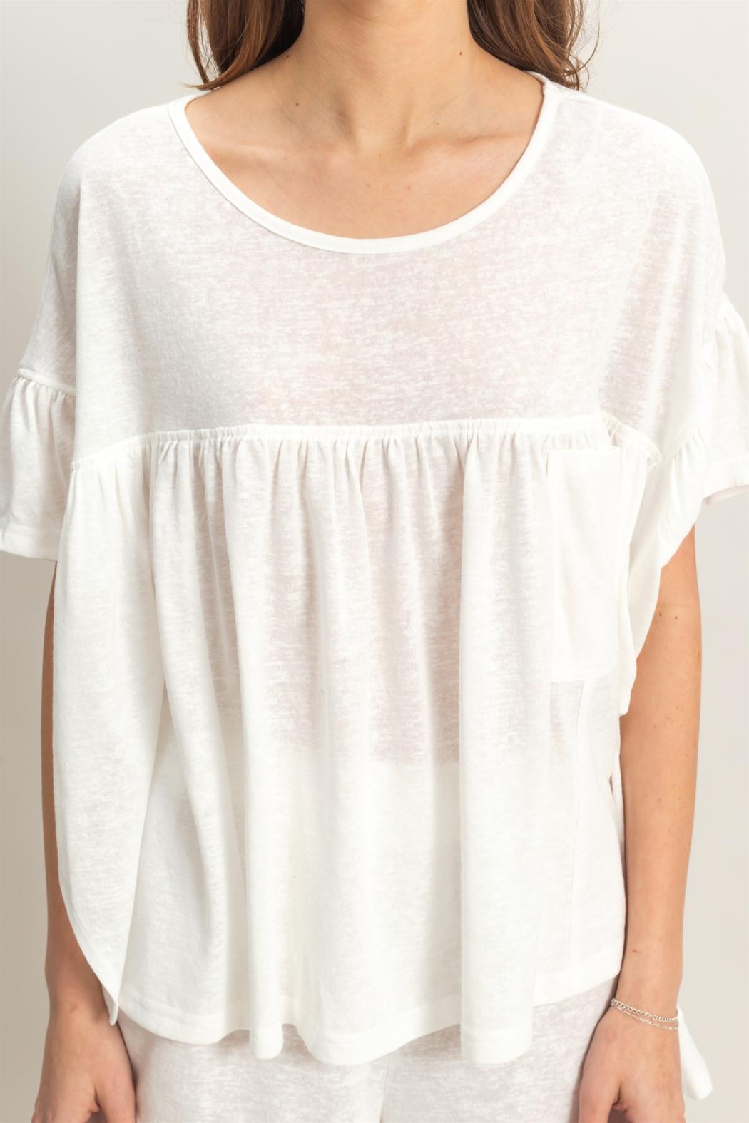 Pocket Det Boxy Top Product Image