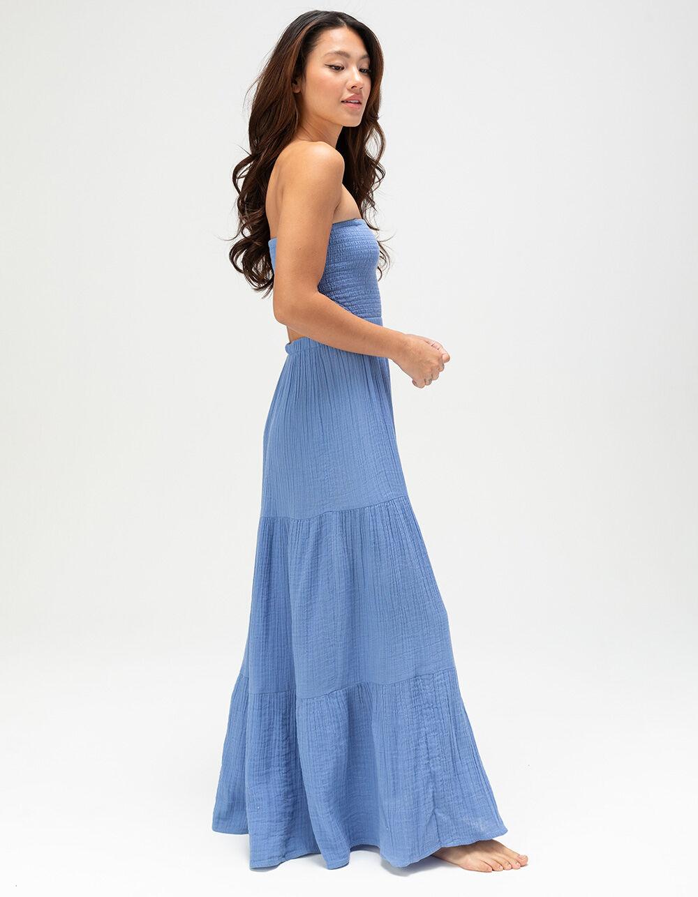 RIP CURL Premium Surf Maxi Dress - BLUE Product Image