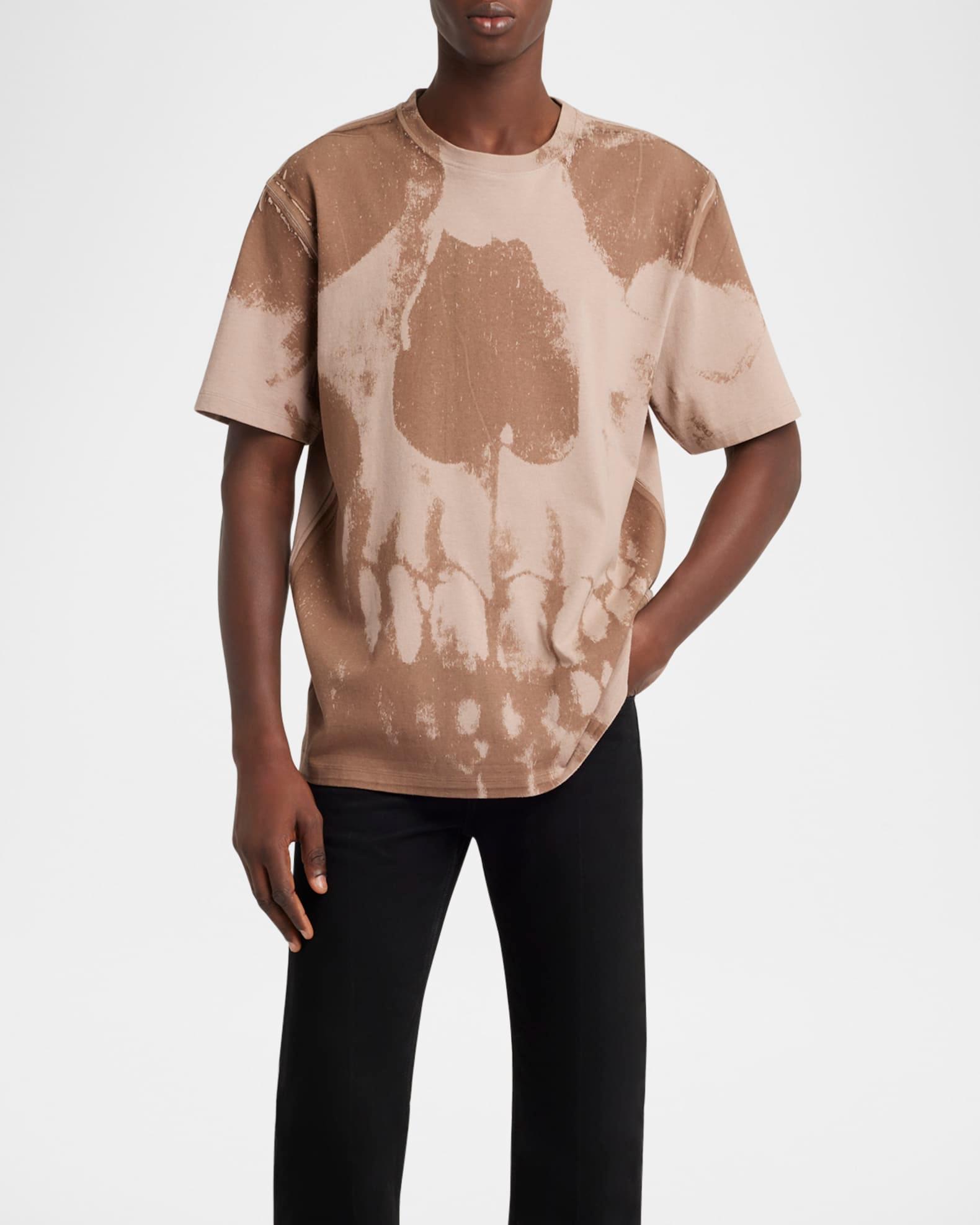 Men's Large Skull-Print T-Shirt Product Image