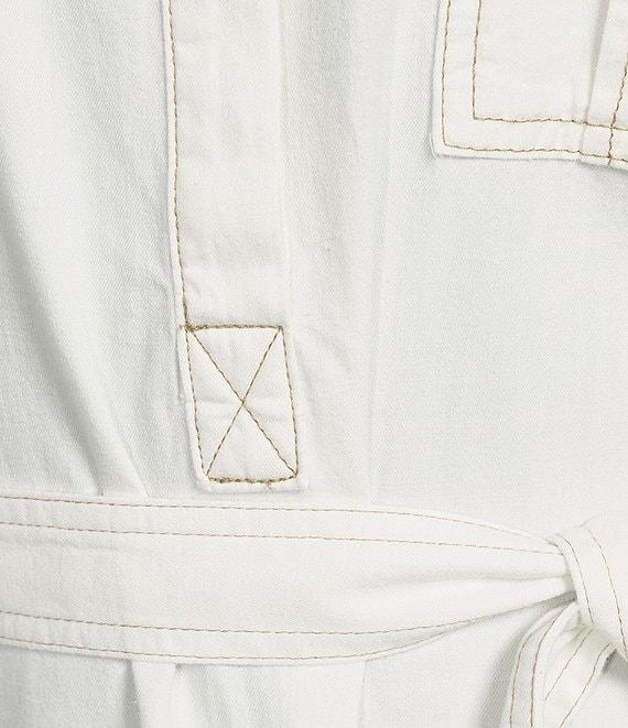 Tommy Bahama Coastal Twill Short Sleeve Button Front Shirt Dress Product Image