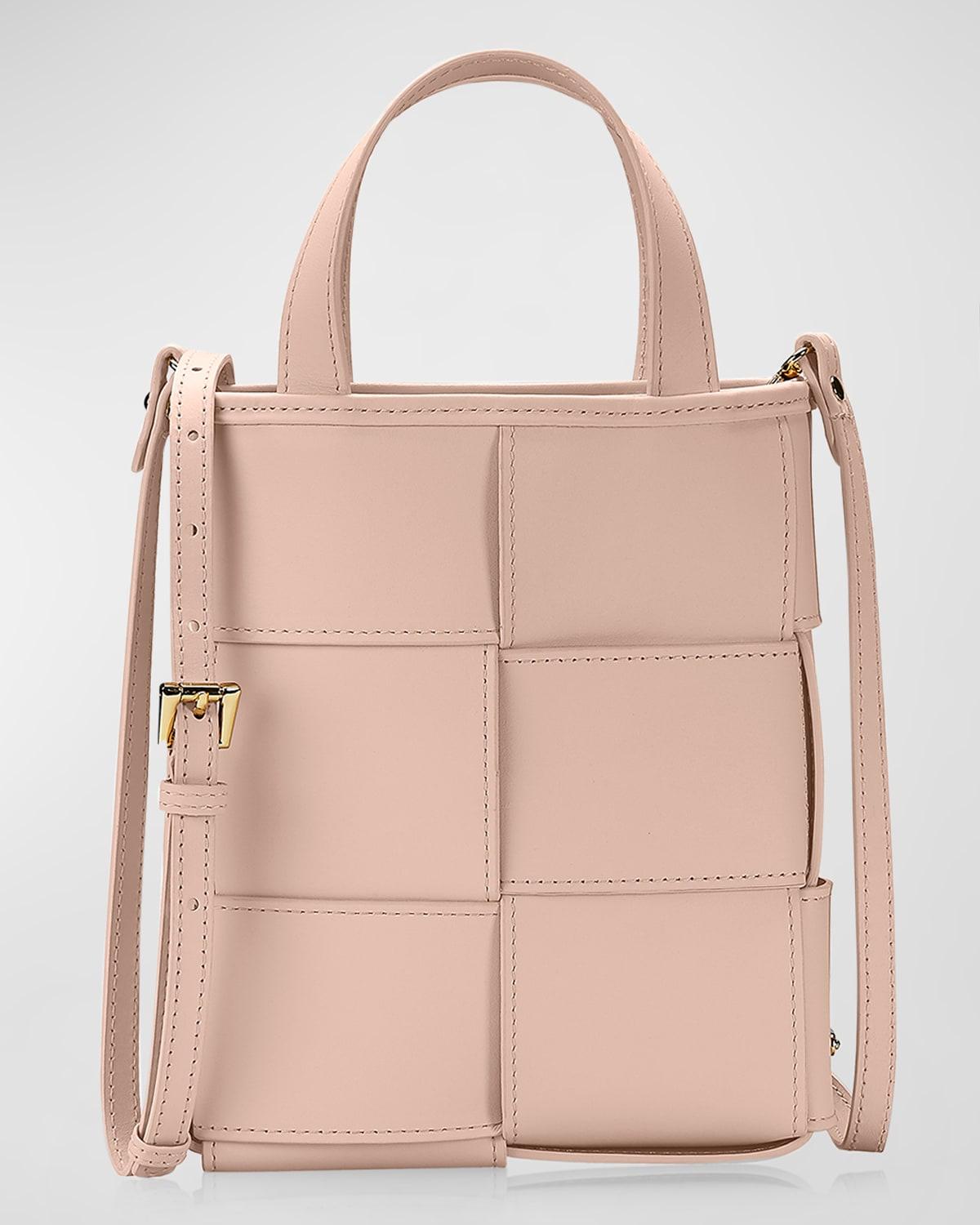 Chloe Mini Woven Shopper Top-Handle Bag Product Image