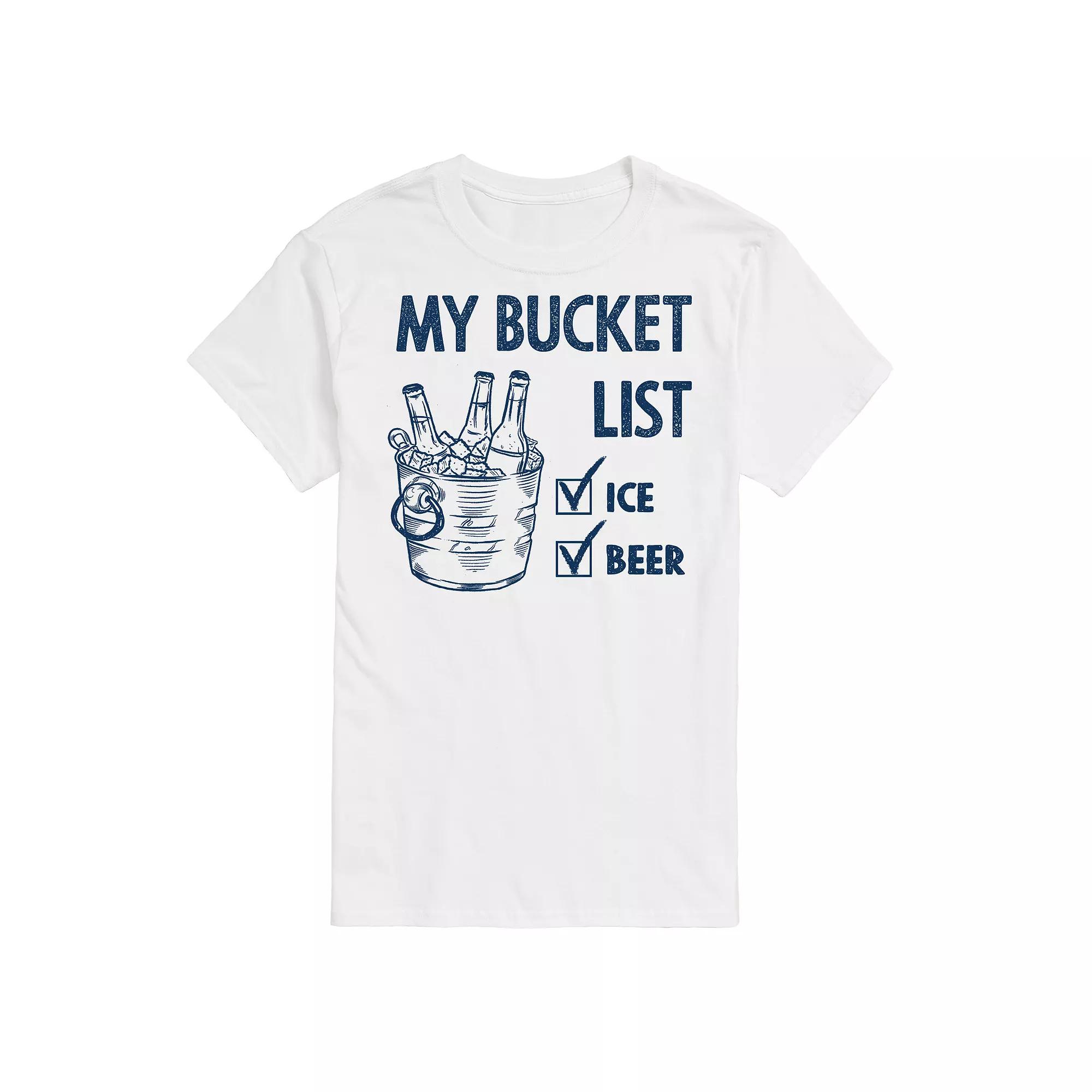 Men's Bucket List Tee,  Product Image
