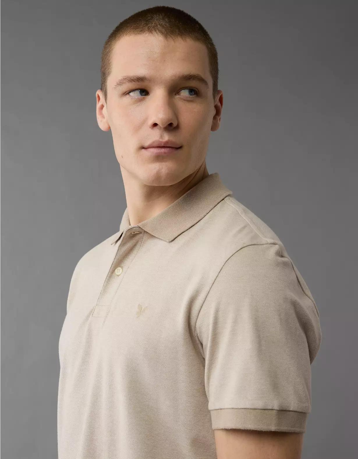 AE Club Pique Polo Shirt Product Image