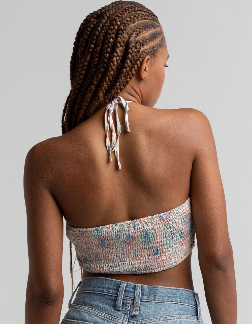 WEST OF MELROSE Womens Hankerchief Satin Cami - MULTI Product Image