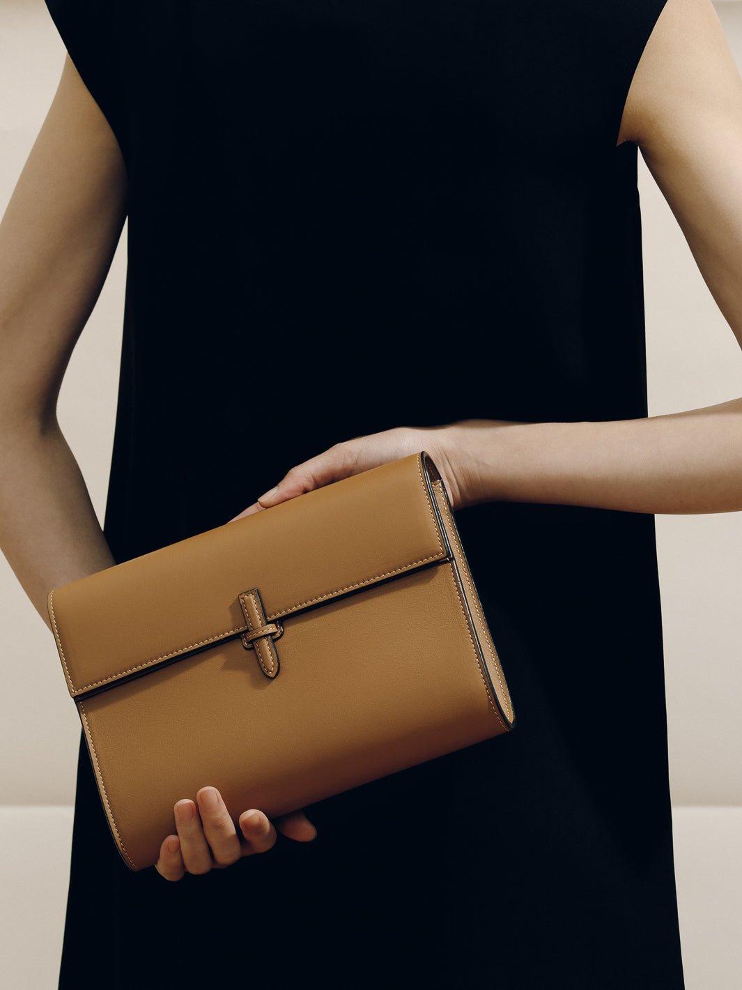 The Large Soft Clutch in Nappa Product Image
