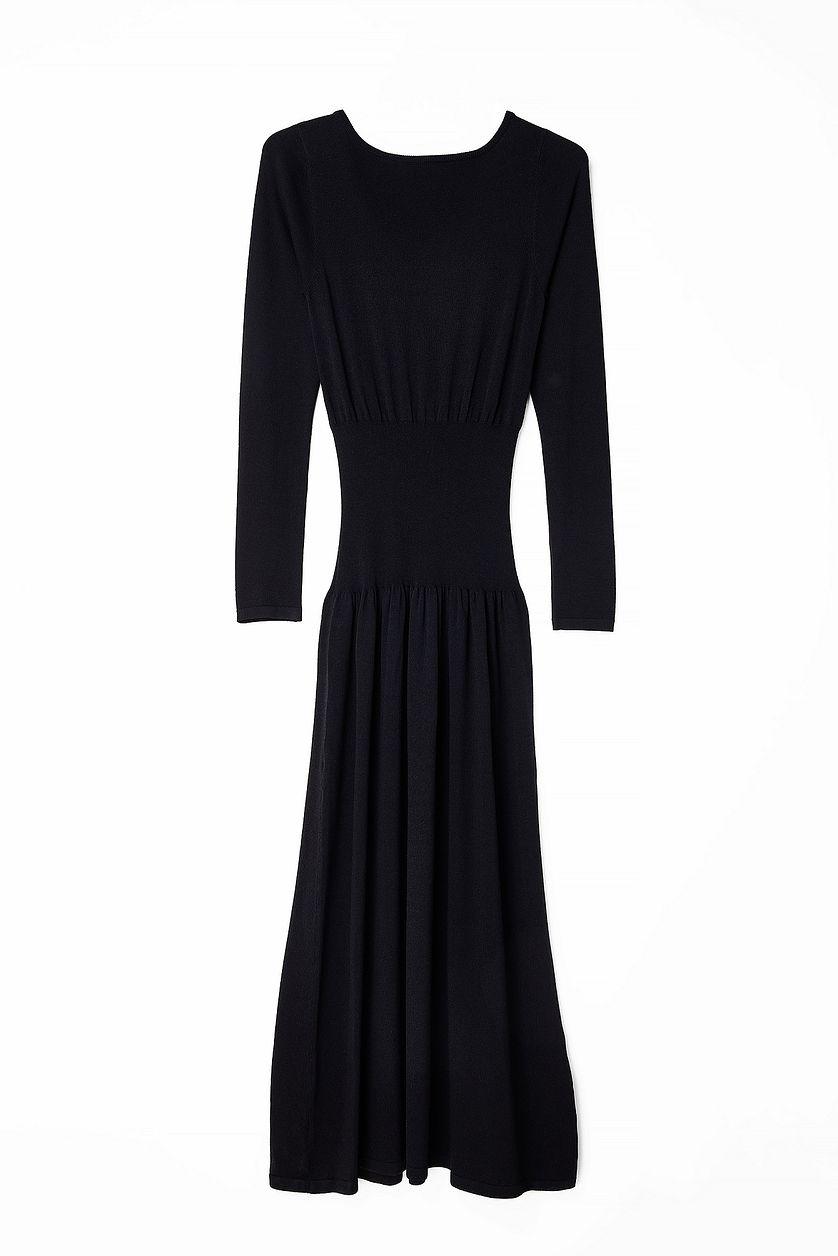 Knitted Waist Detail Maxi Dress Product Image