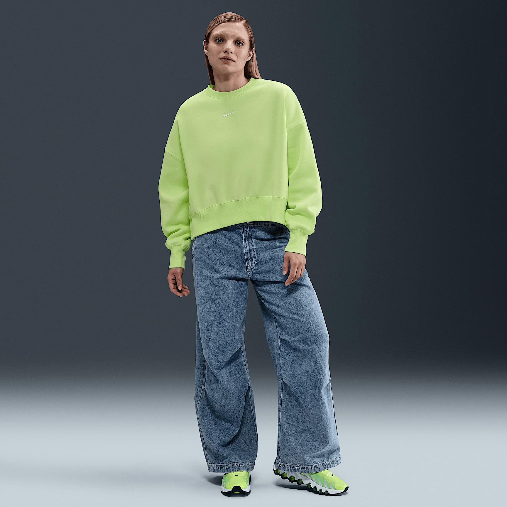 Women's Nike Sportswear Phoenix Fleece Over-Oversized Crew-Neck Sweatshirt Product Image