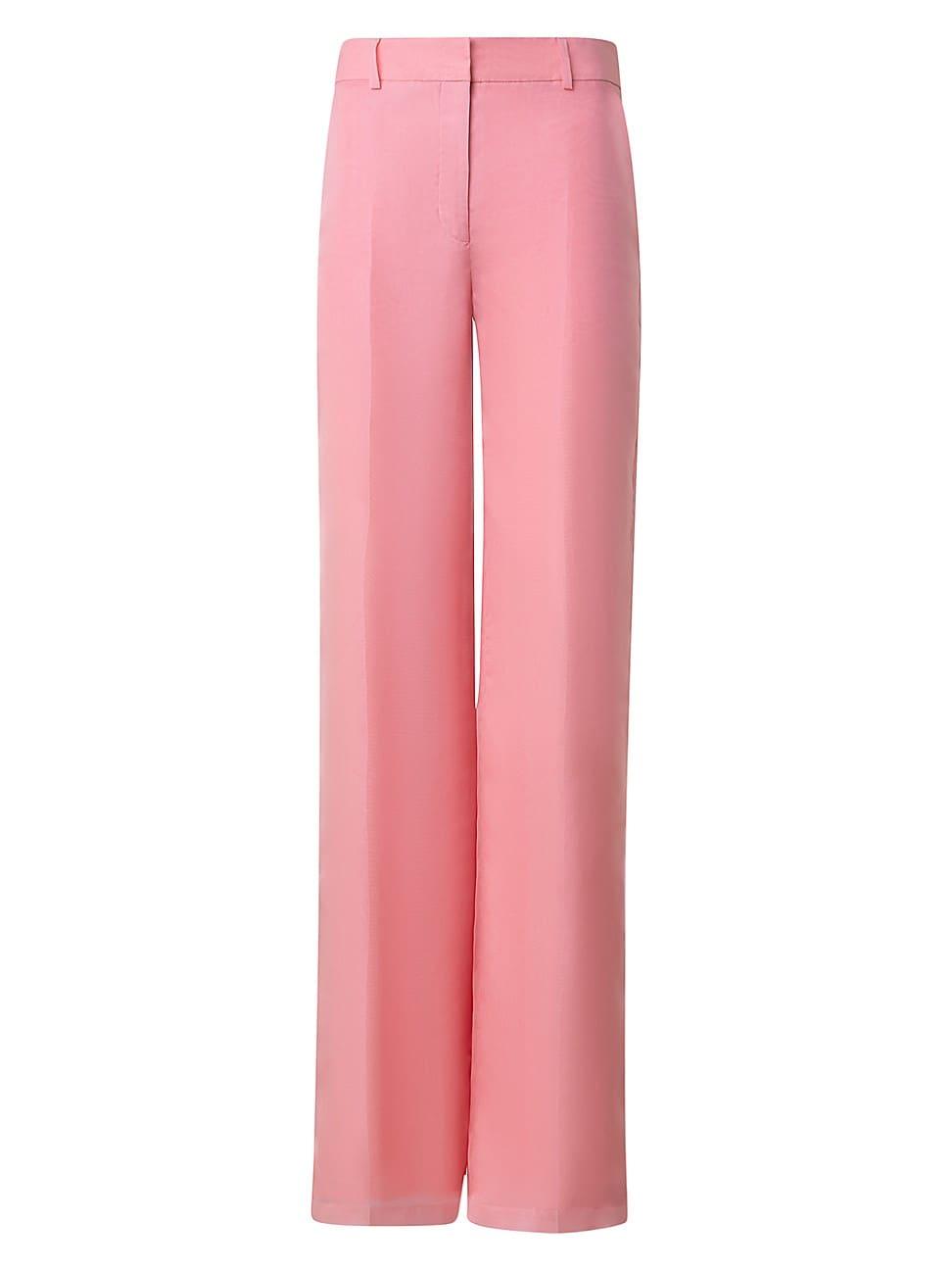 Womens Melin Silk Straight Pants Product Image