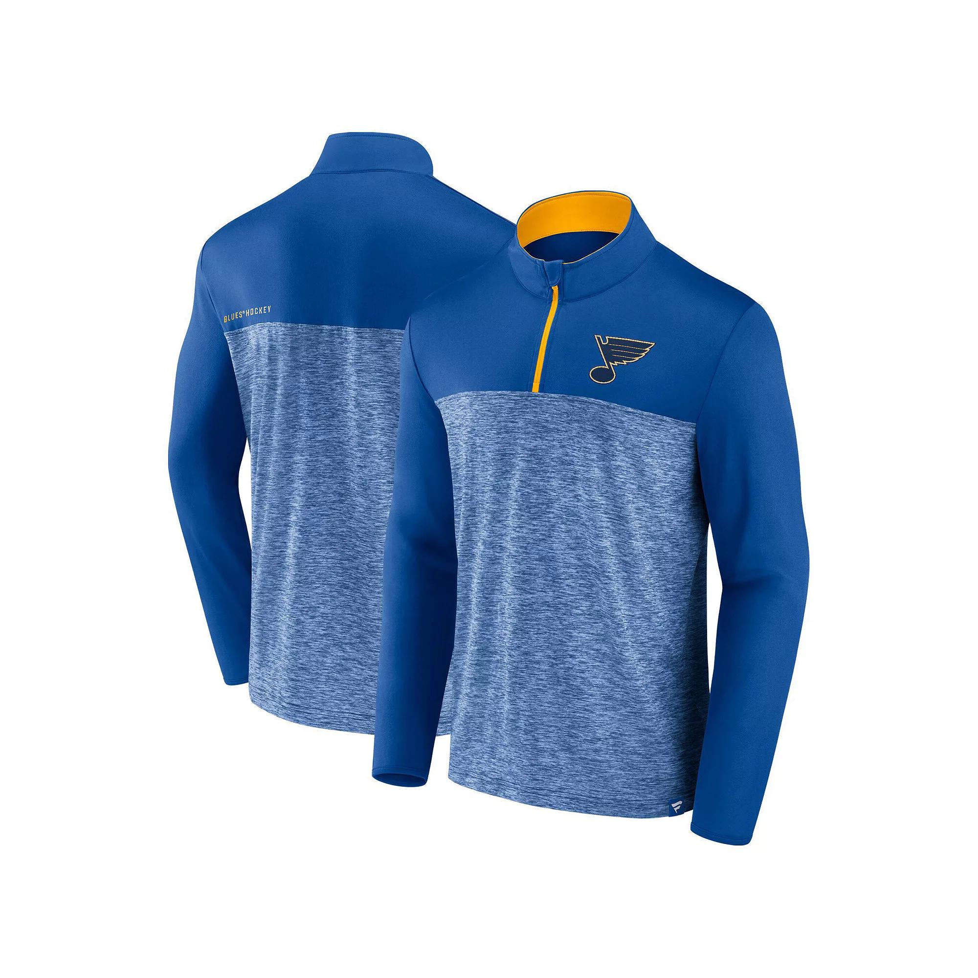 Men's Fanatics Blue St. Louis Blues Iconic Defender Quarter-Zip Jacket,  Product Image
