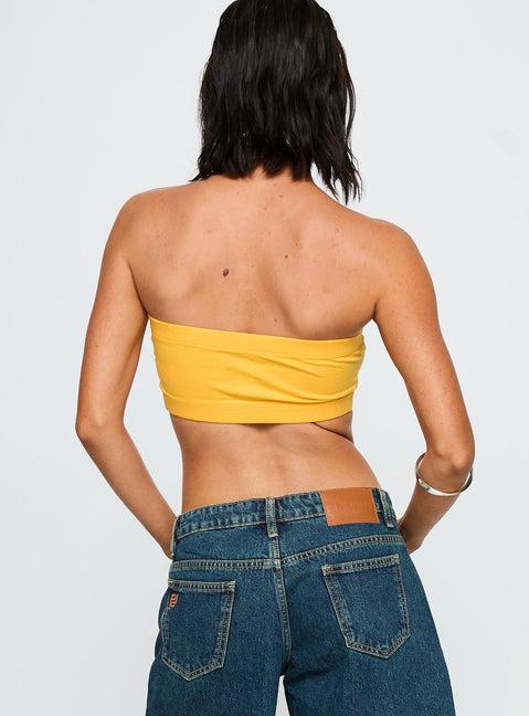 UC Irvine Bandeau Top Gold Product Image