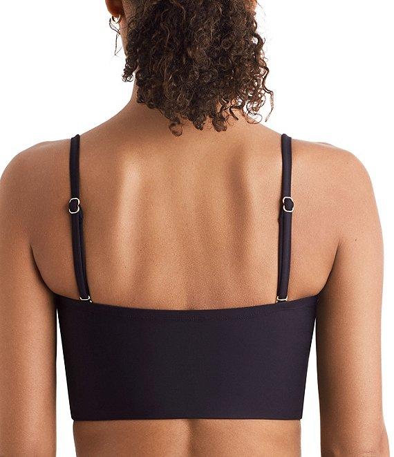 Mimi Flamingo Soleil Solids Morgan High Waist Swim Bottom Product Image