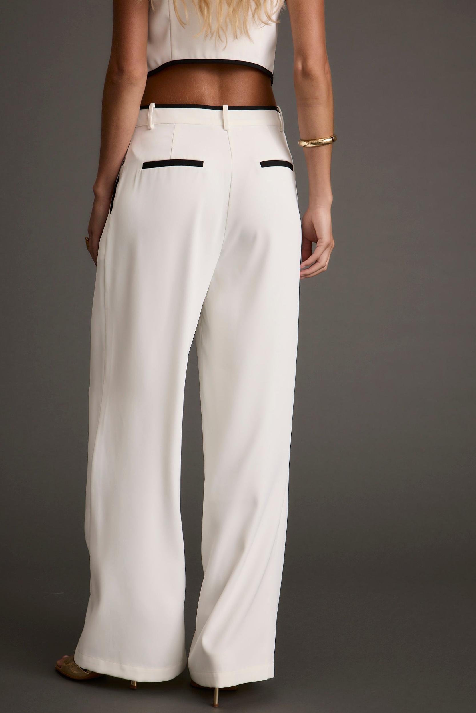 Skylar White Trousers Product Image
